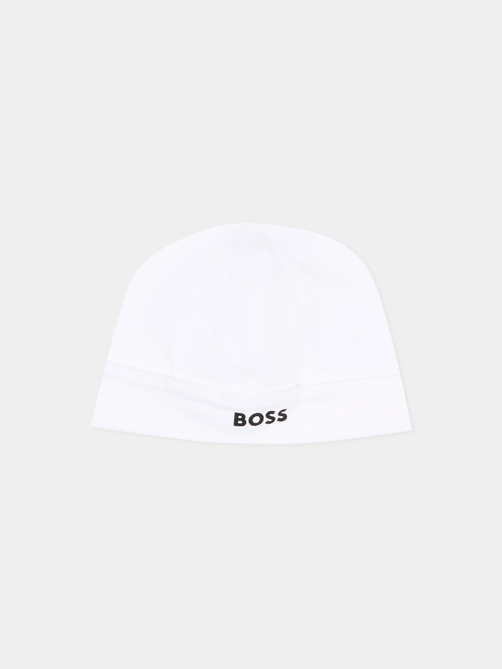 Set tutine bianco per neonato con logo,Boss,J53055 10P