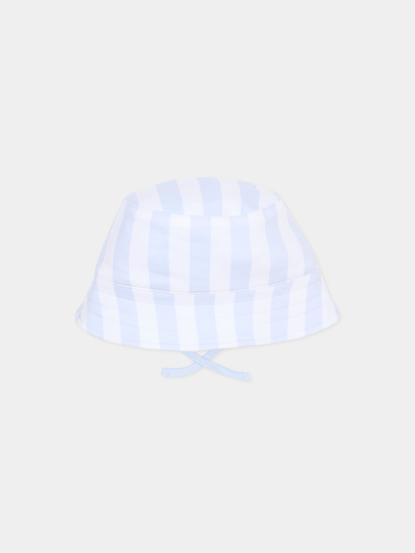 Cloche reversibile celeste per neonato con logo,Boss,J53097 771
