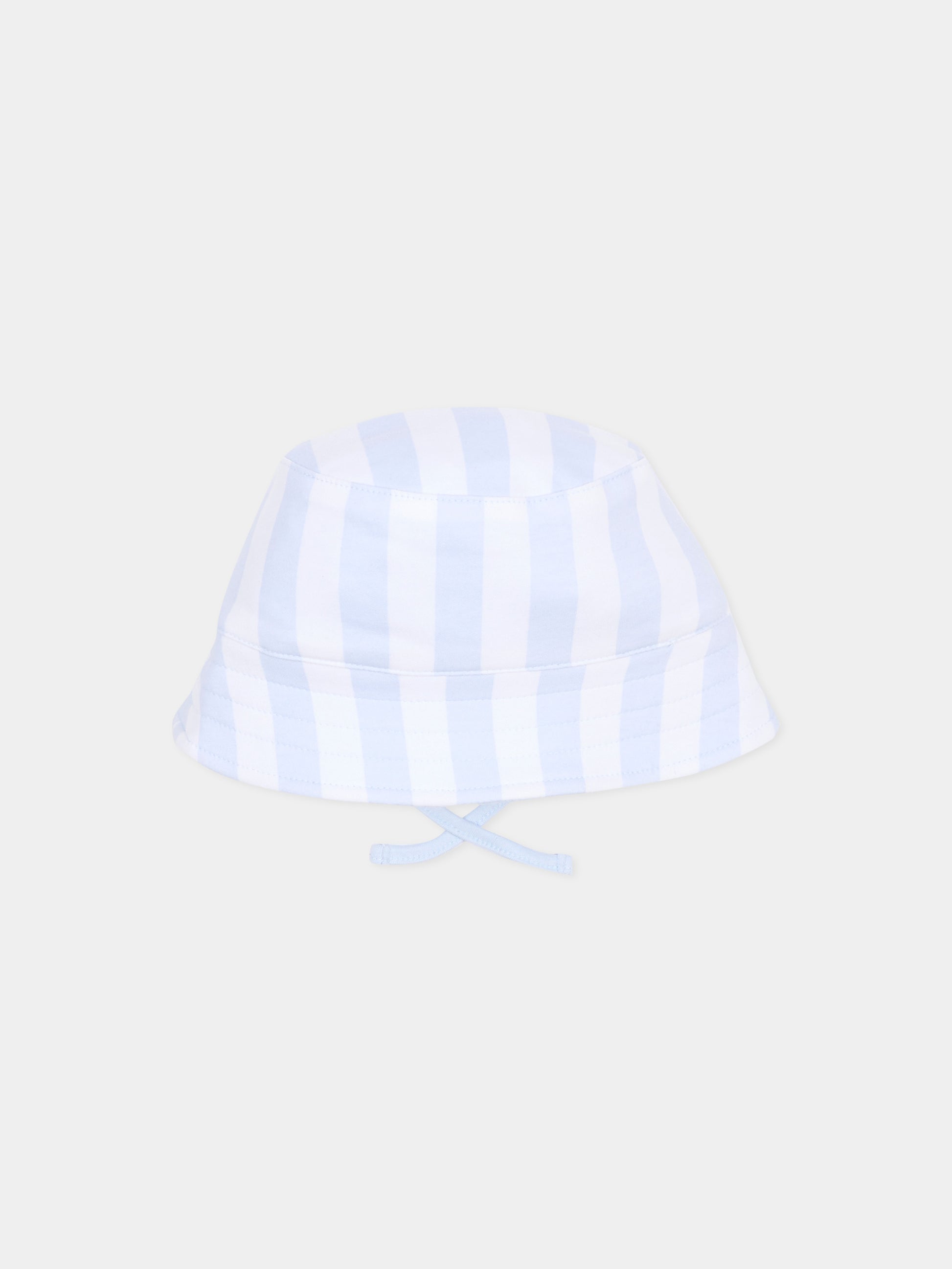 Cloche reversibile celeste per neonato con logo,Boss,J53097 771