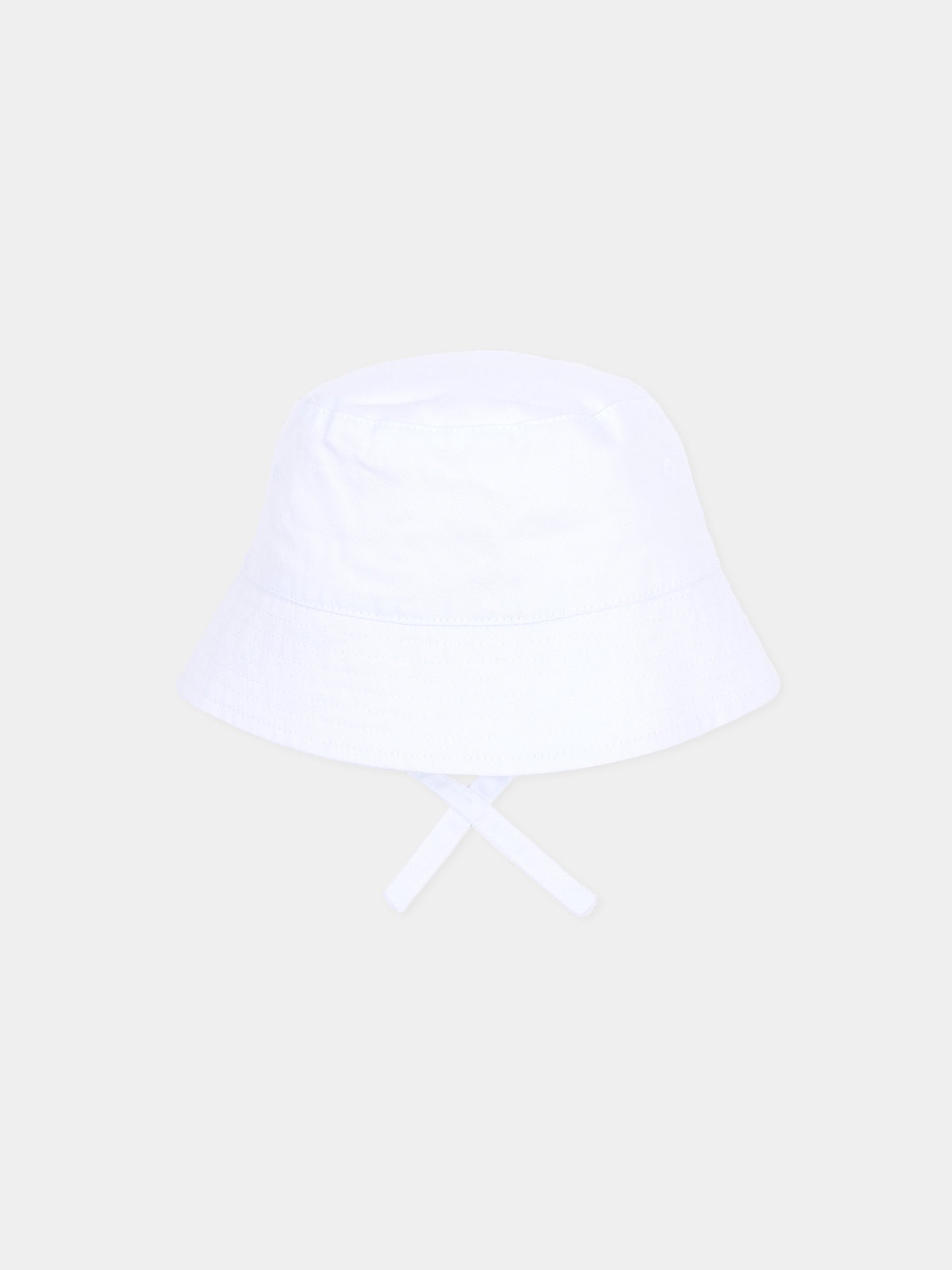 Cloche bianca per neonato con logo,Boss,J53103 10P