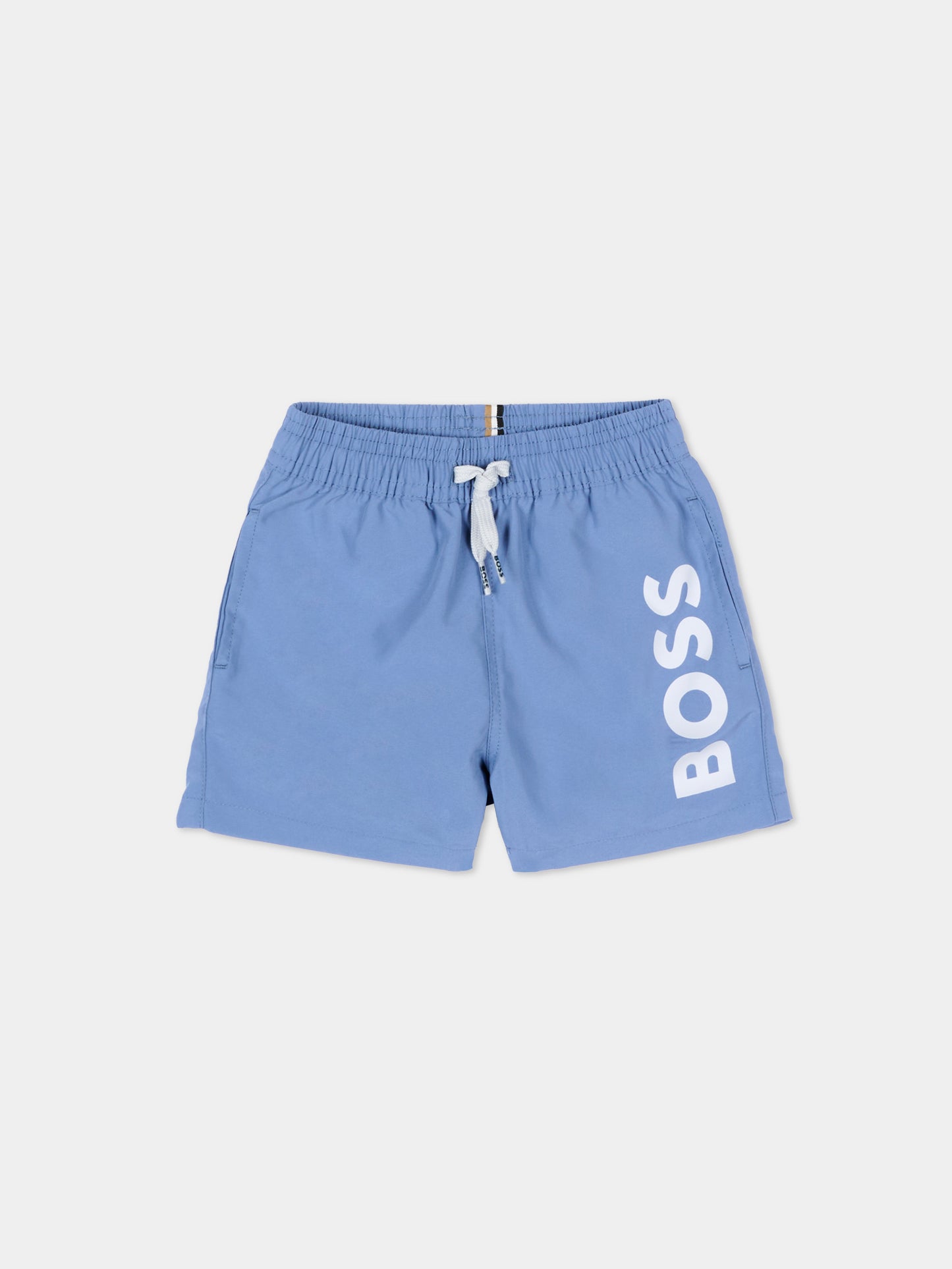 Boxer mare celeste per neonato con logo,Boss,J53172 881