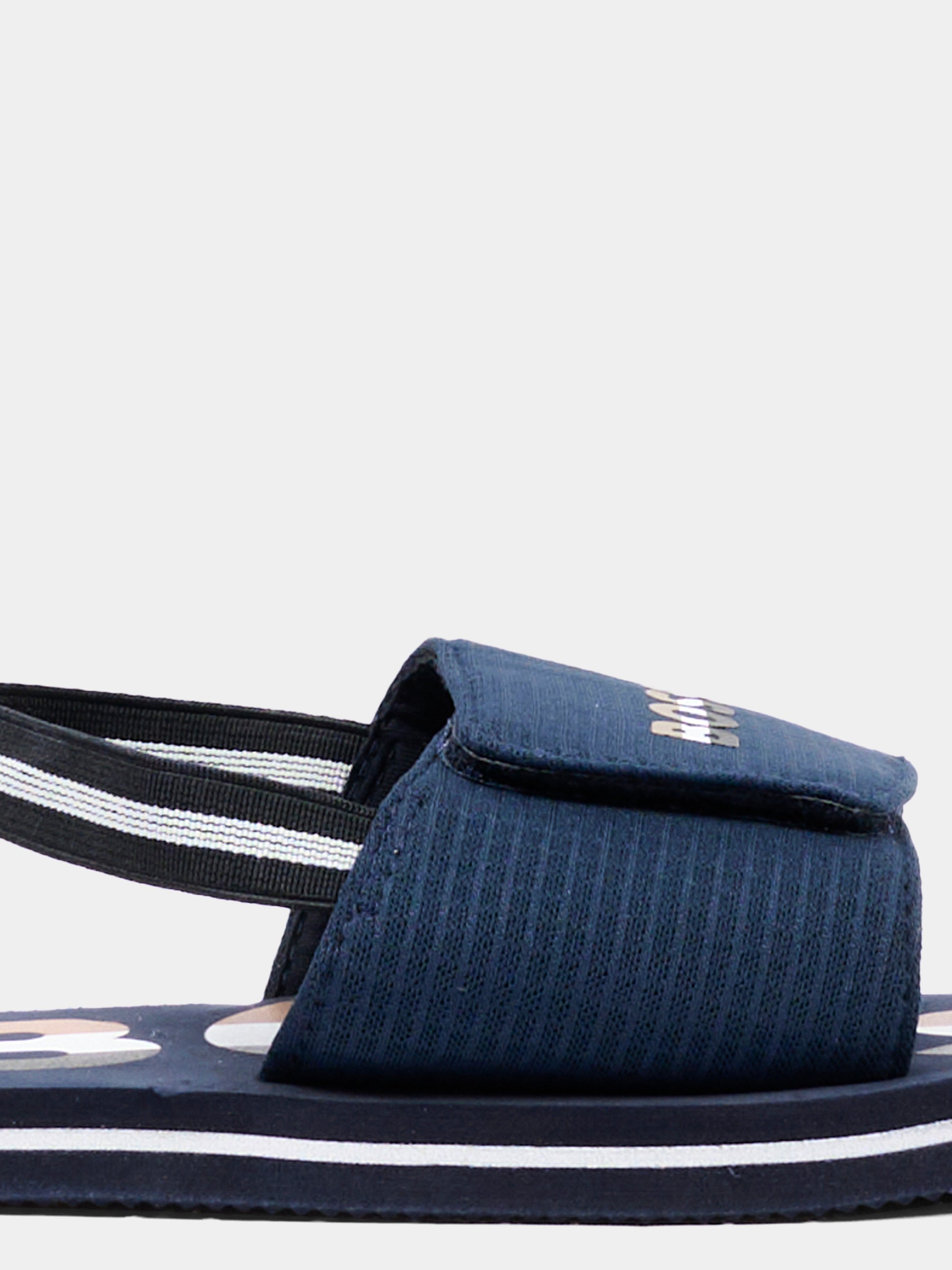 Sandali blu per bambino con logo,Boss,J53242 849