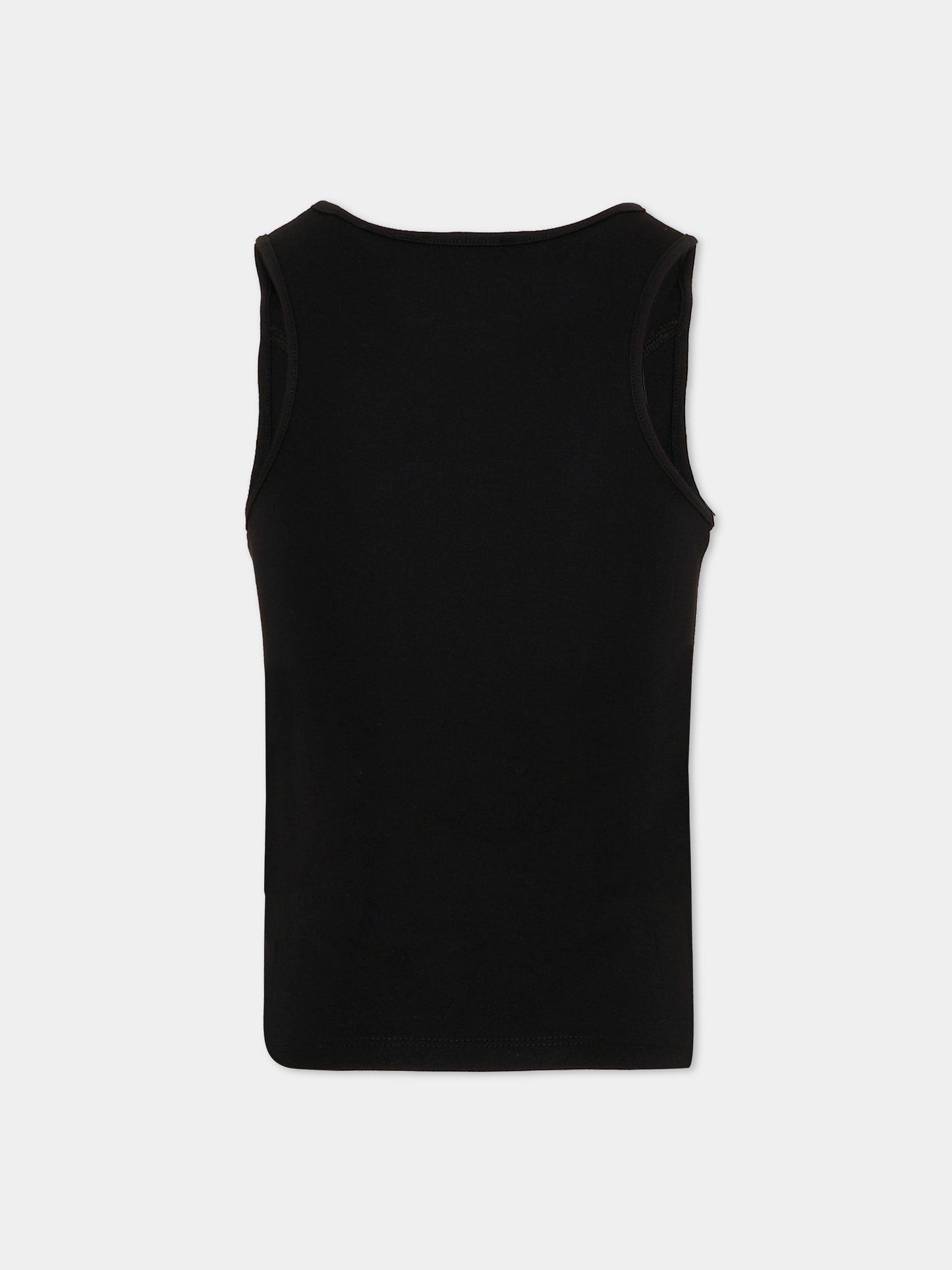 Completo sportivo nero per bambina con logo,Dkny,D62569 N50