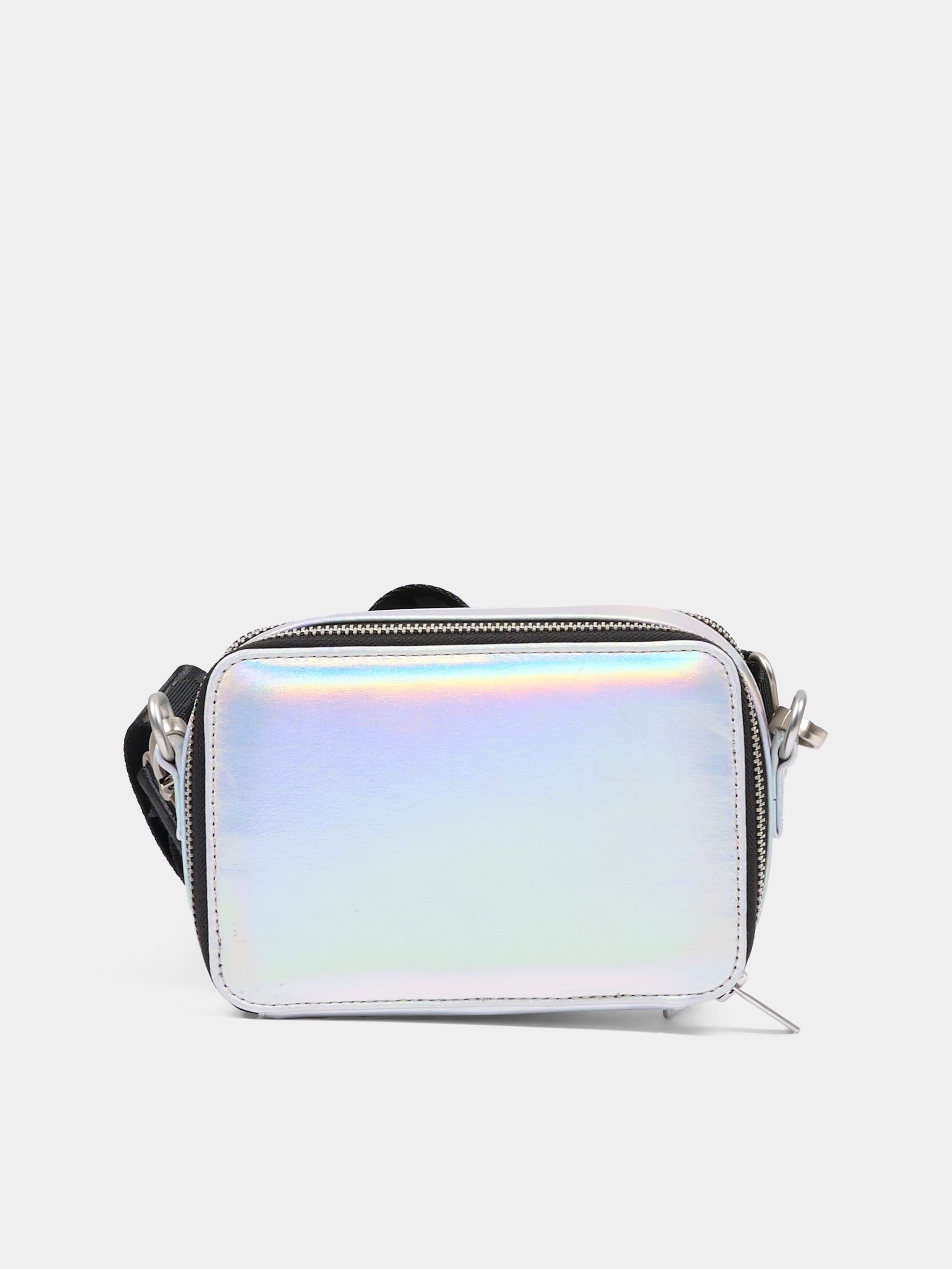 Borsa argento per bambina con logo,Dkny,D62639 111