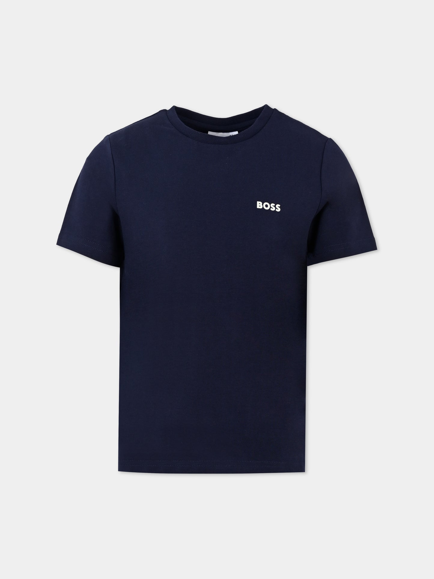 Set t-shirt multicolor per bambino con logo,Boss,J51137 V41