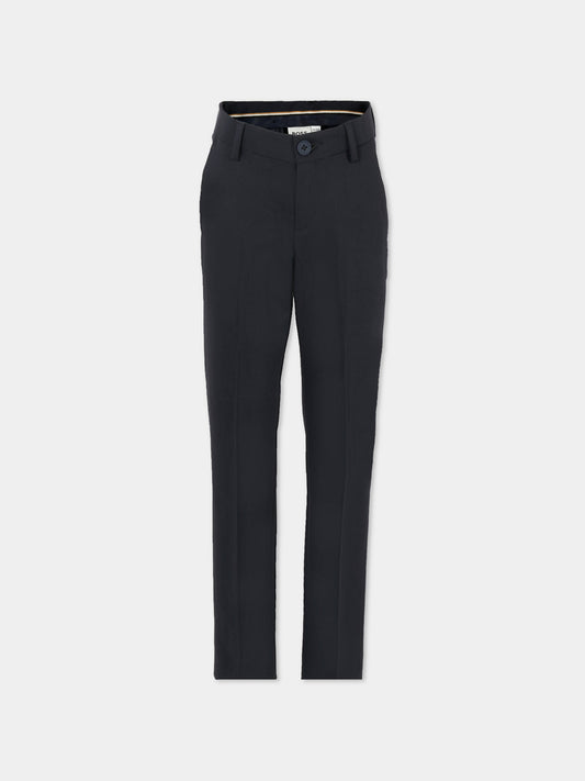 Pantaloni blu per bambino,Boss,J51143 862