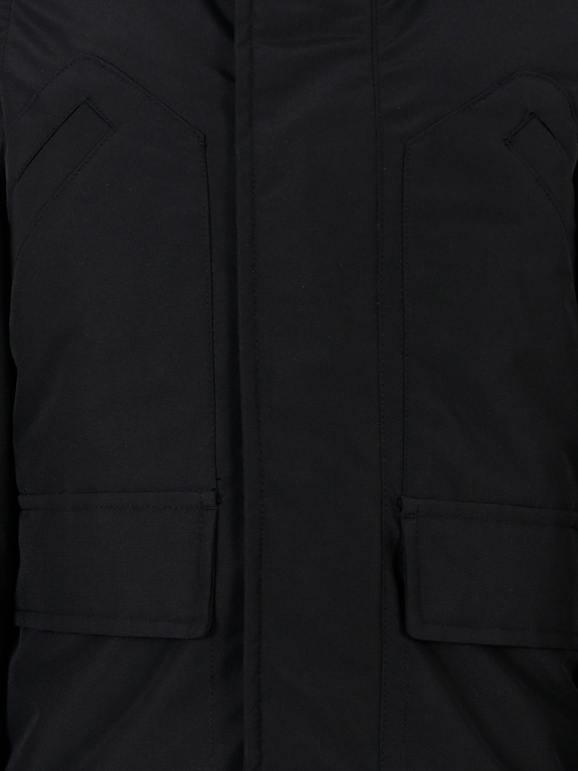 Parka nero per bambino con logo,Boss,J51231 09B