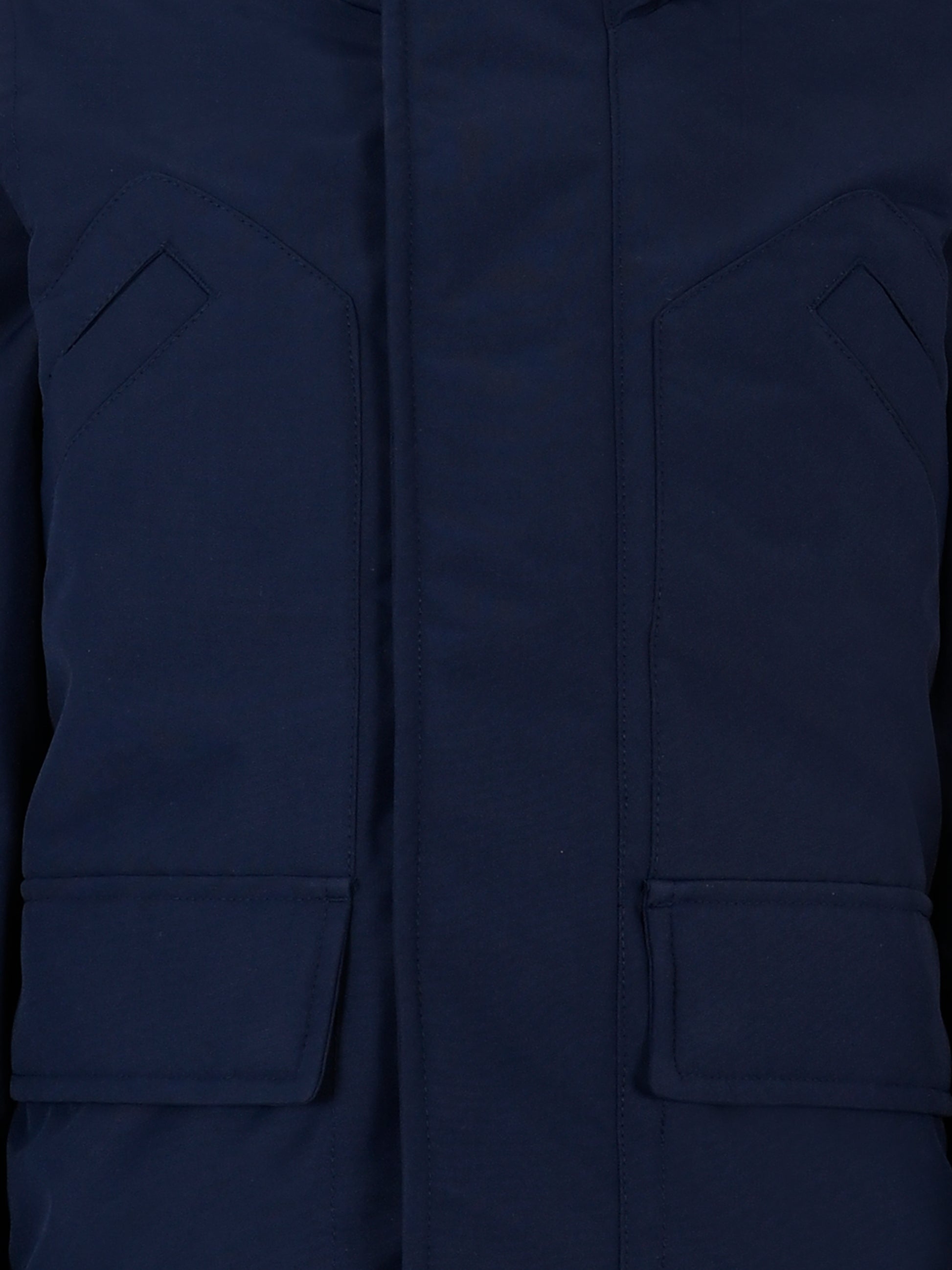 Parka blu per bambino con logo,Boss,J51231 849