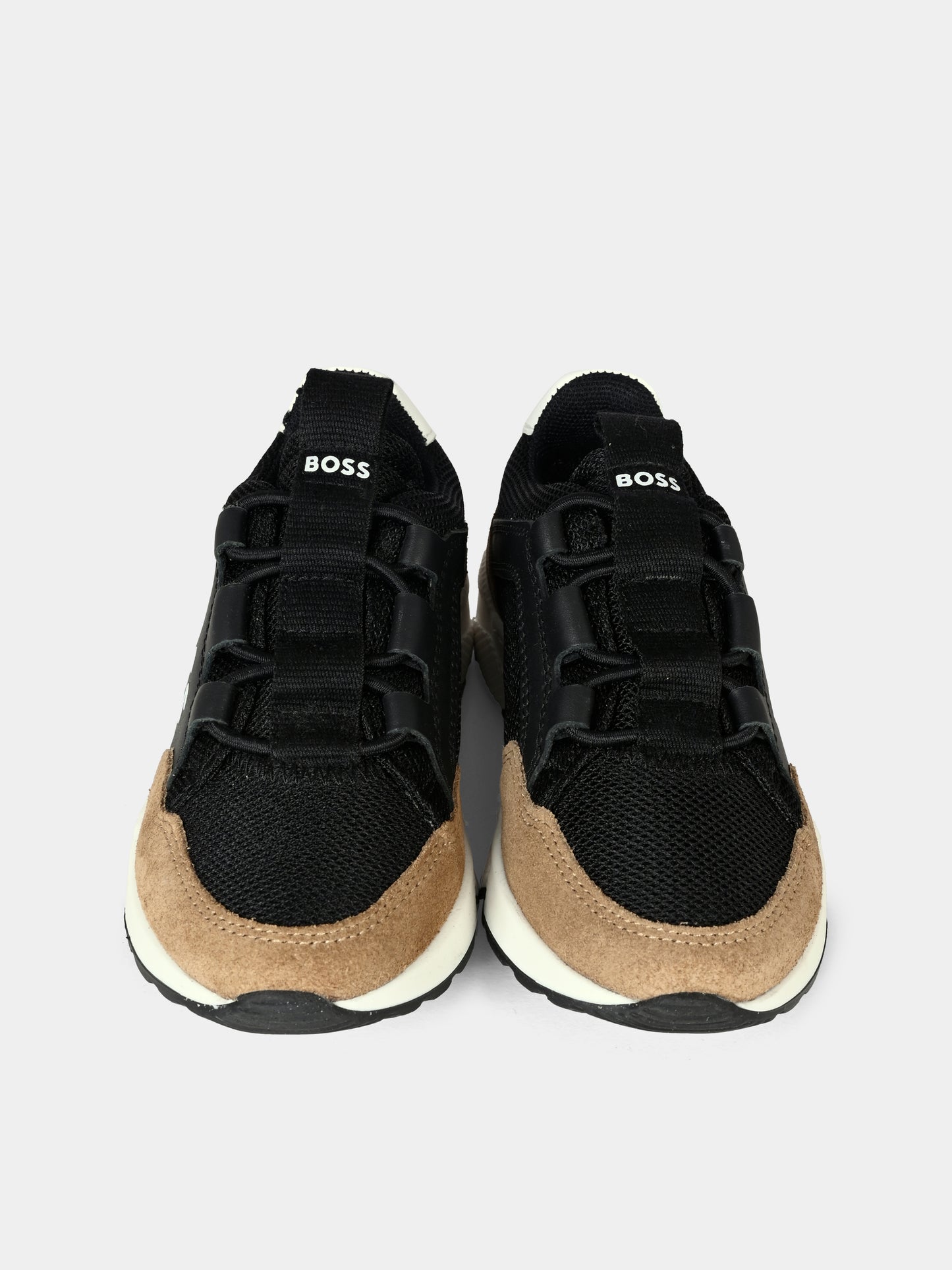 Sneakers multicolor per bambino con logo,Boss,J51314 269