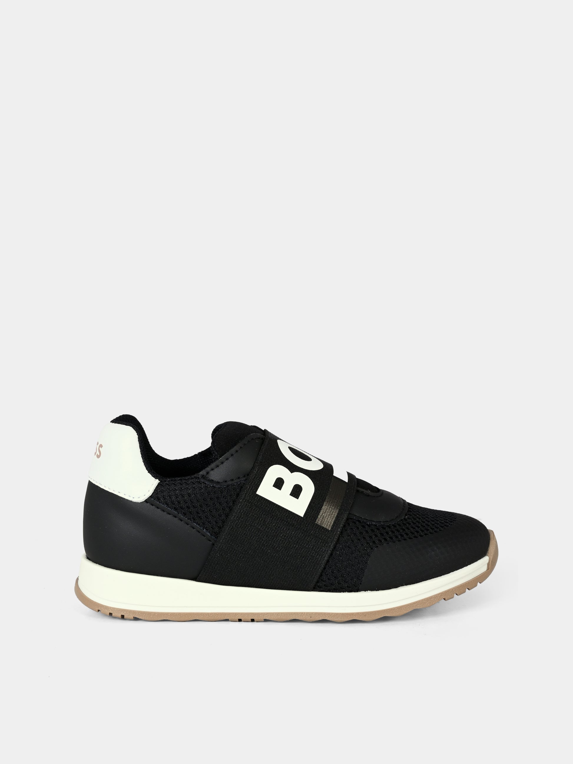 Sneakers nere per bambino con logo,Boss,J51335 09B