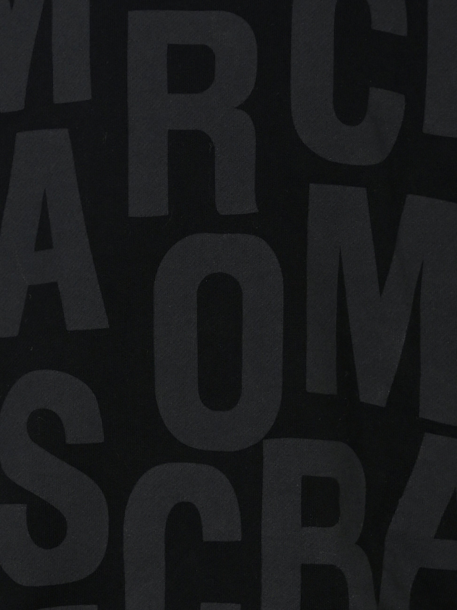 Vestito nero per bambina con logo all over,Marc Jacobs,W60231 09B