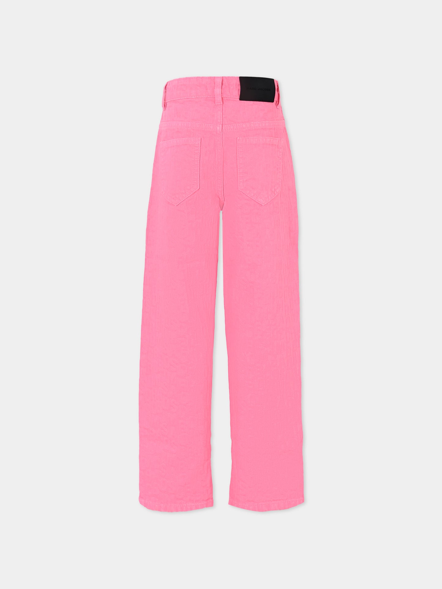 Pantaloni rosa per bambina con logo,Marc Jacobs,W60309 490