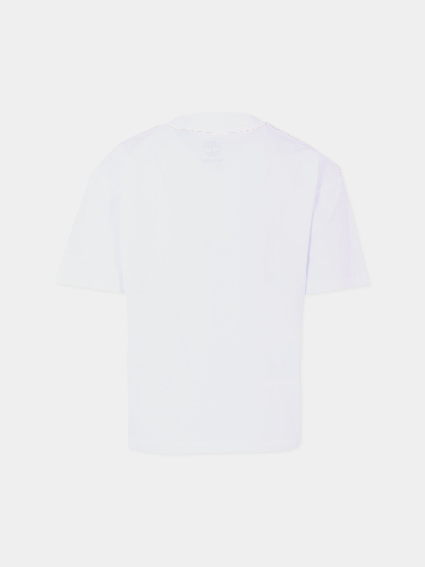 T-shirt bianca per bambino con dinosauri,Timberland,T60295 10P