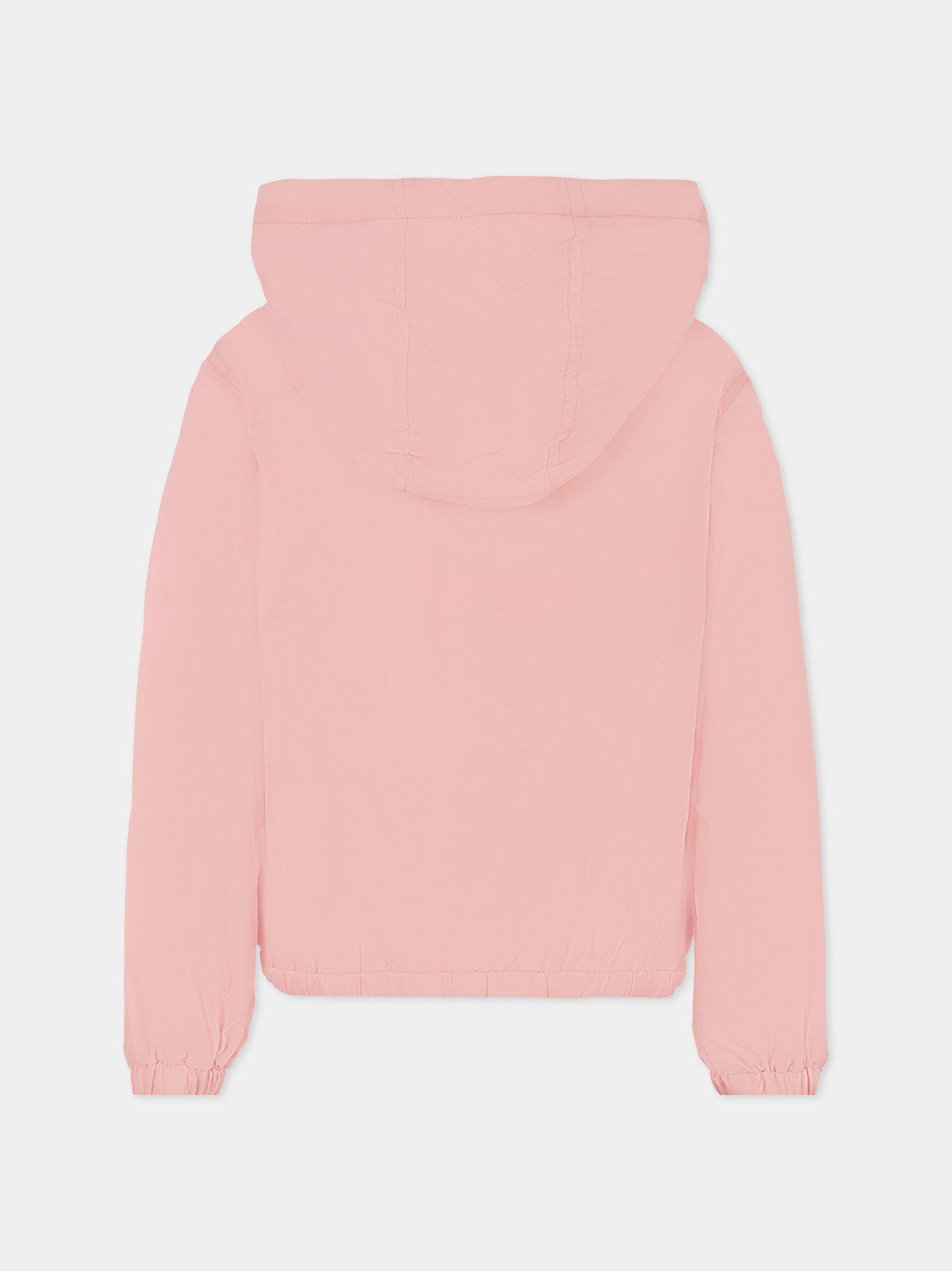 Giacca a vento rosa per bambina con Teddy Bear,Moschino Kids,HMS04G L3A69 50209