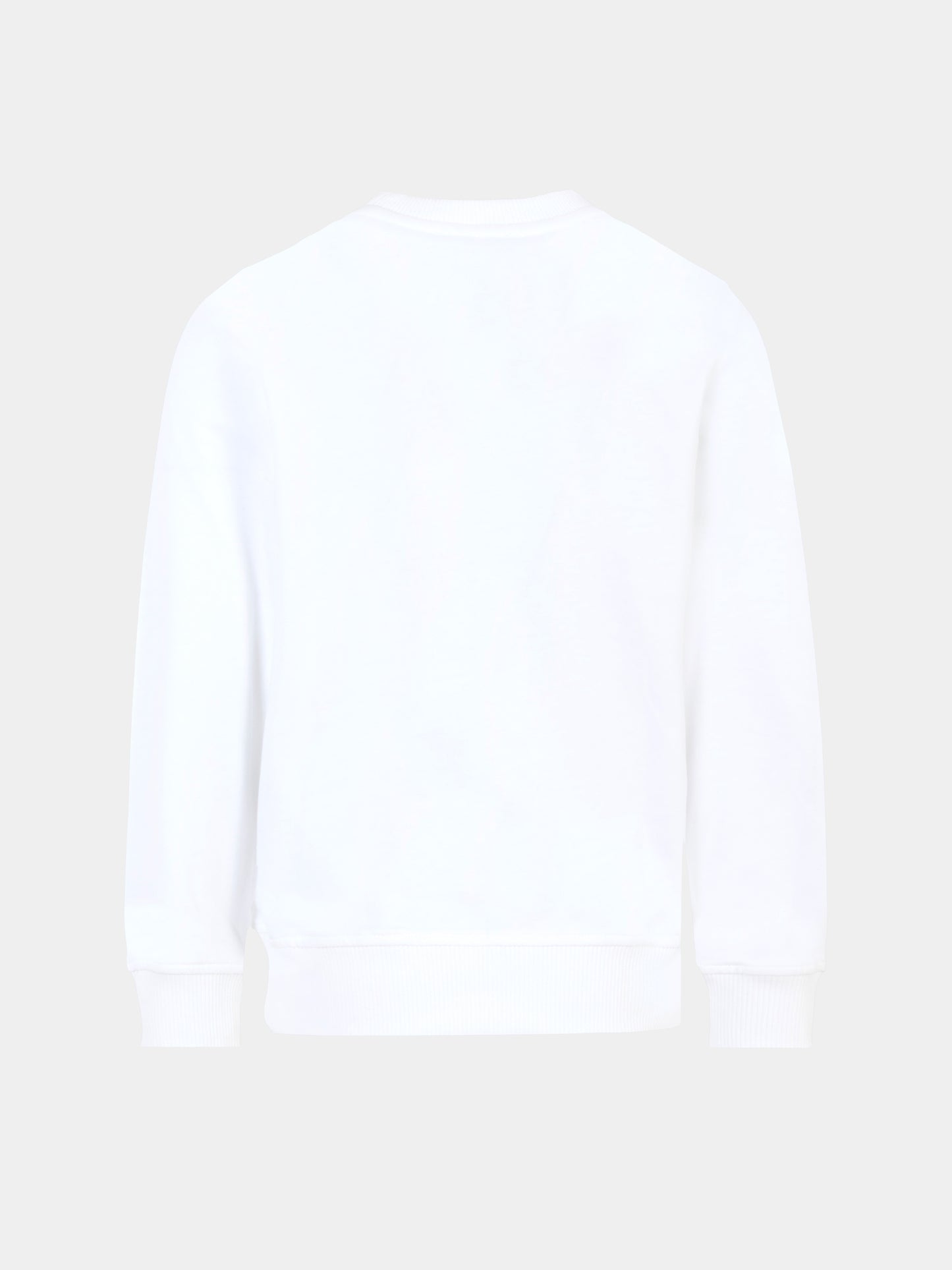 Felpa bianca per bambini con Teddy Bear,Moschino Kids,HUF08V LCA19 10101