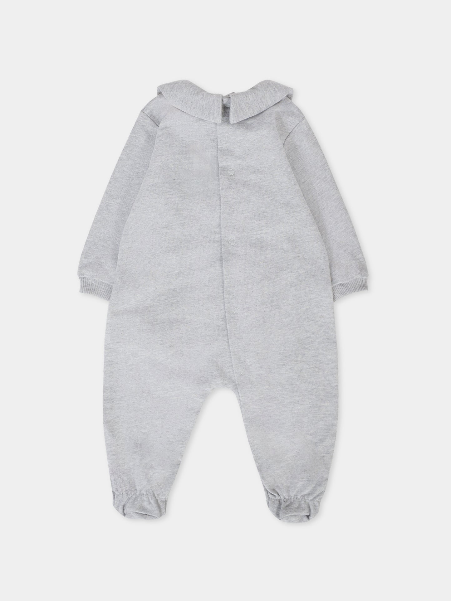 Set grigio per neonato con Teddy Bear,Moschino Kids,MNY04G LCA19 60926