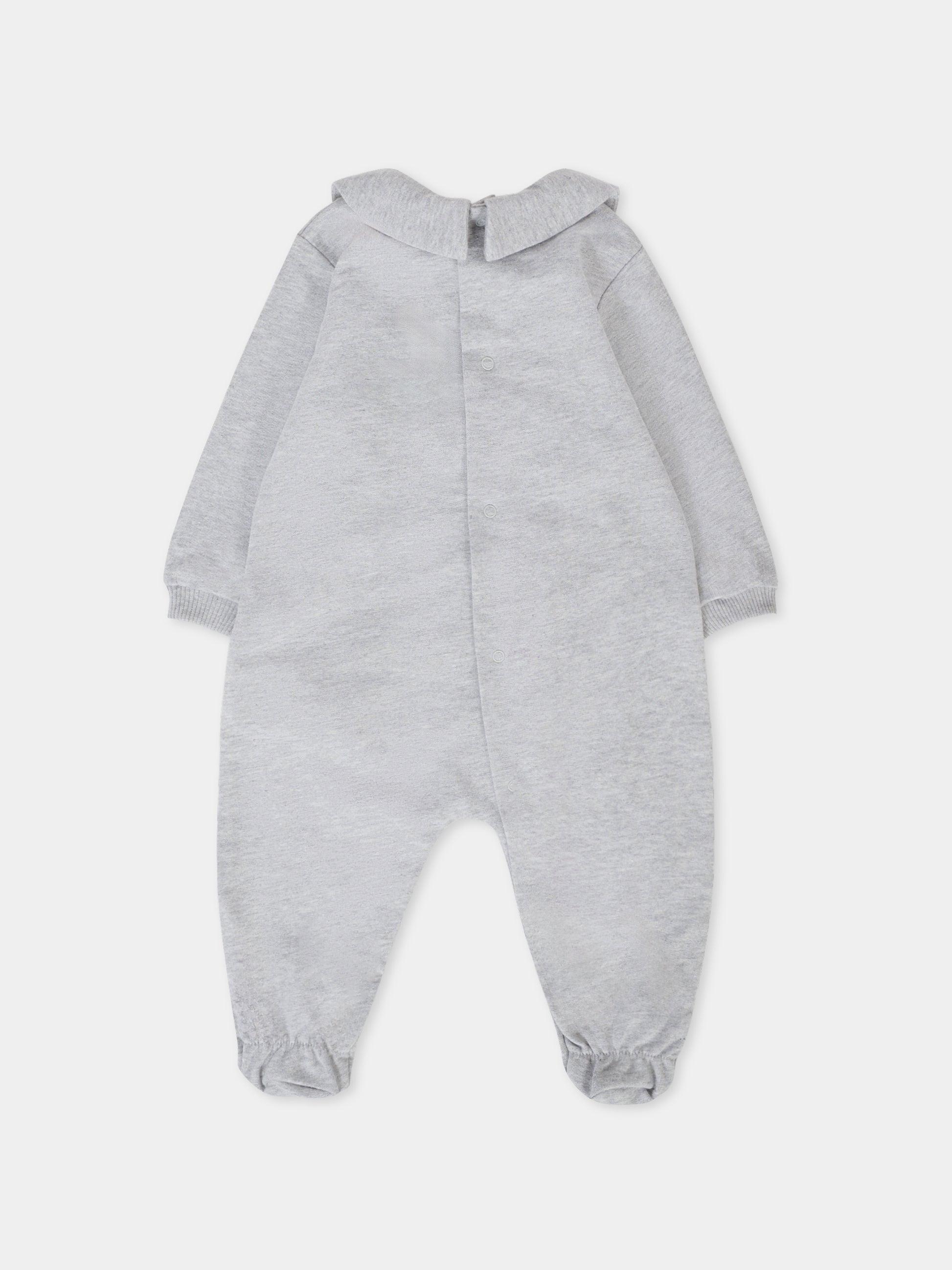 Set grigio per neonato con Teddy Bear,Moschino Kids,MNY04G LCA19 60926