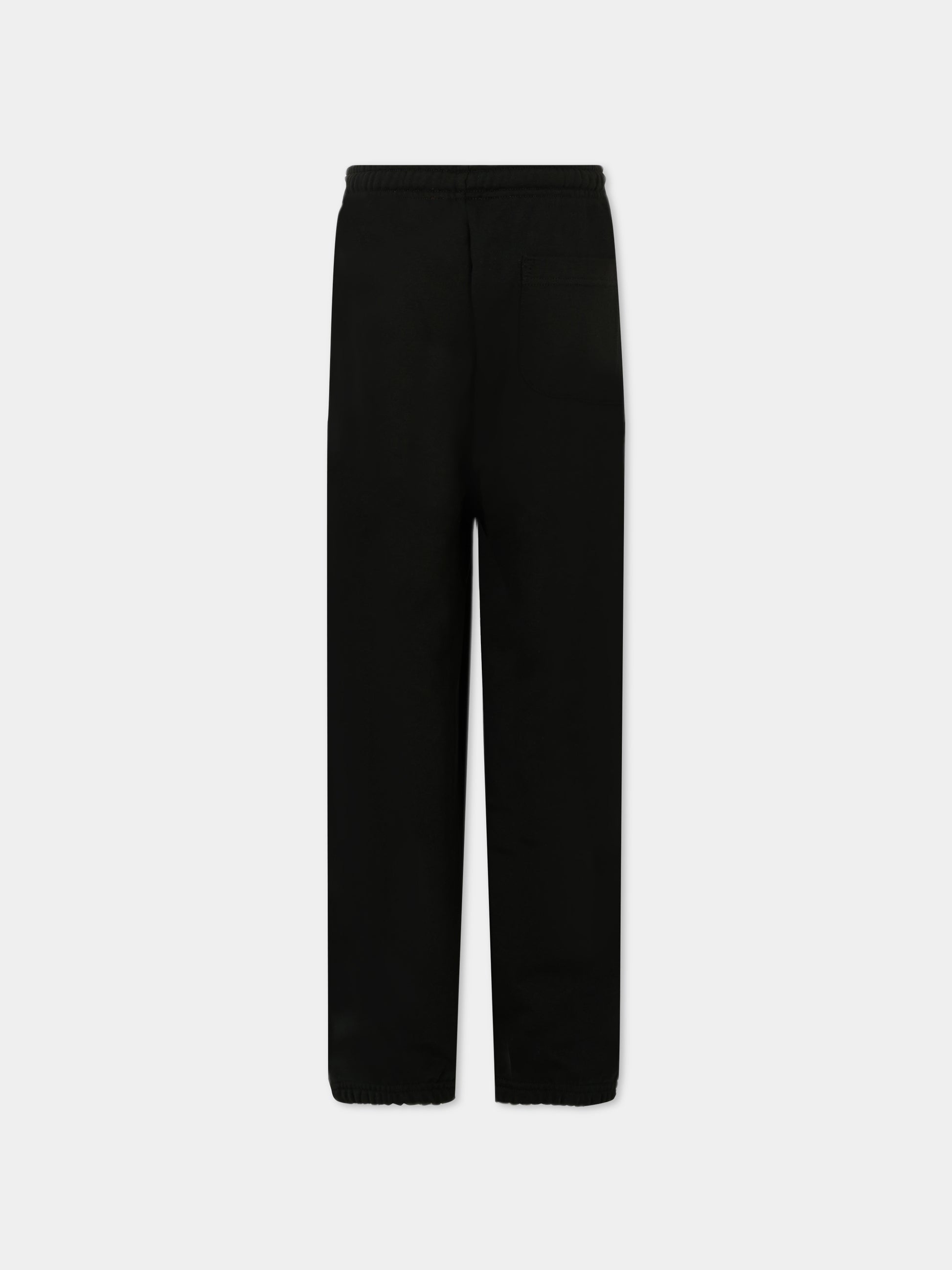 Pantaloni neri per bambino con logo argento,Diesel,J02317 KYAVF K900