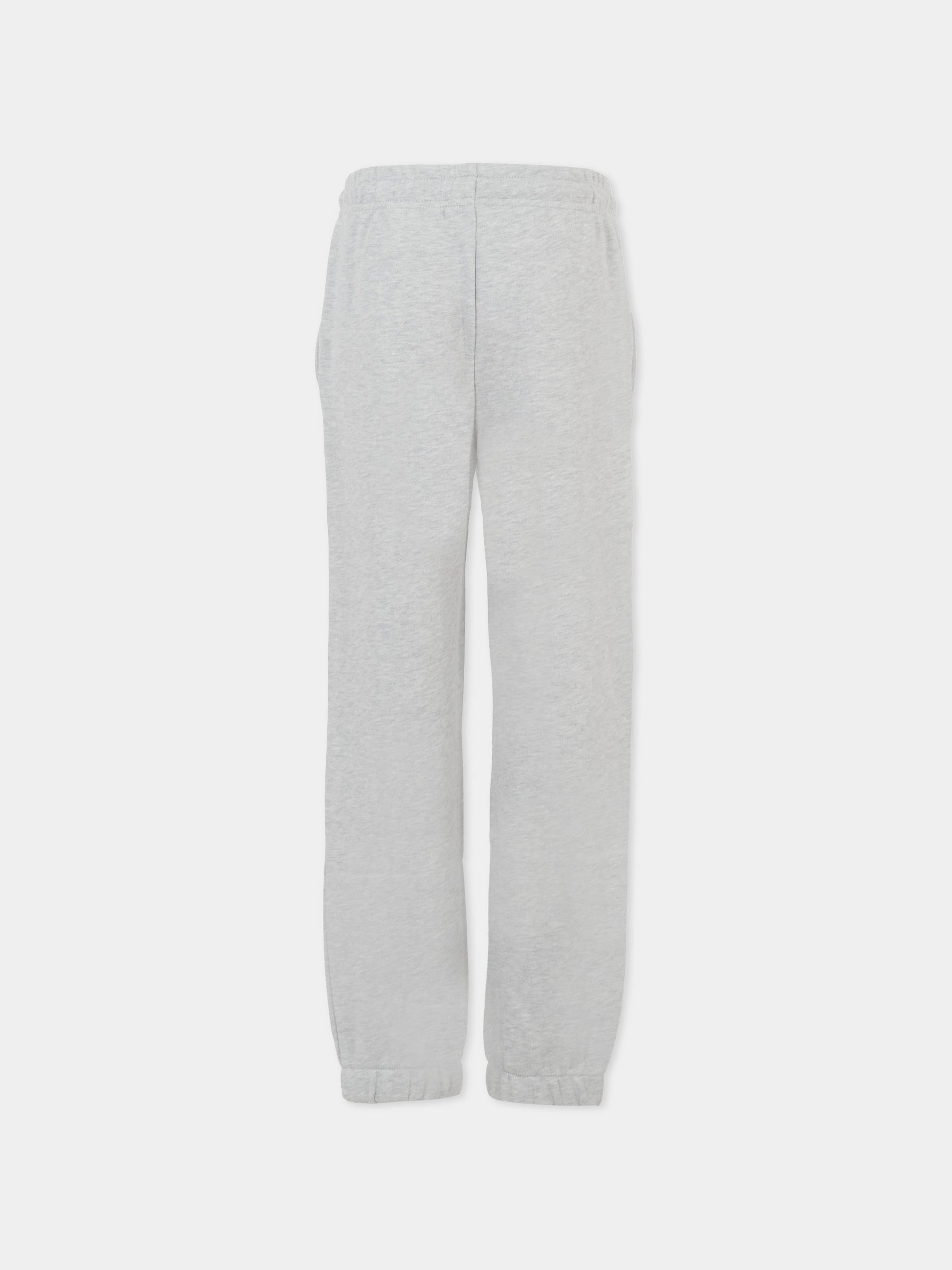 Pantaloni grigi per bambino con logo,Msgm Kids,S5MSJBFP311 107