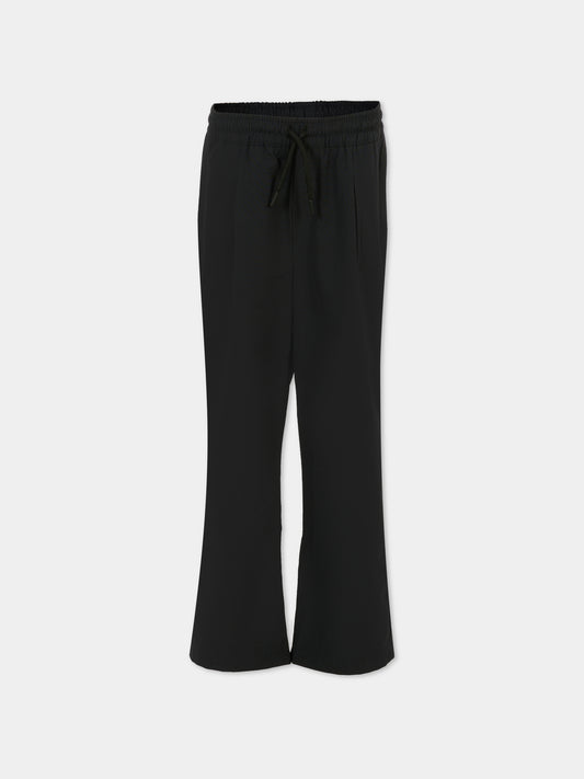 Pantaloni blu per bambino con logo,Msgm Kids,S5MSJBPA049 060