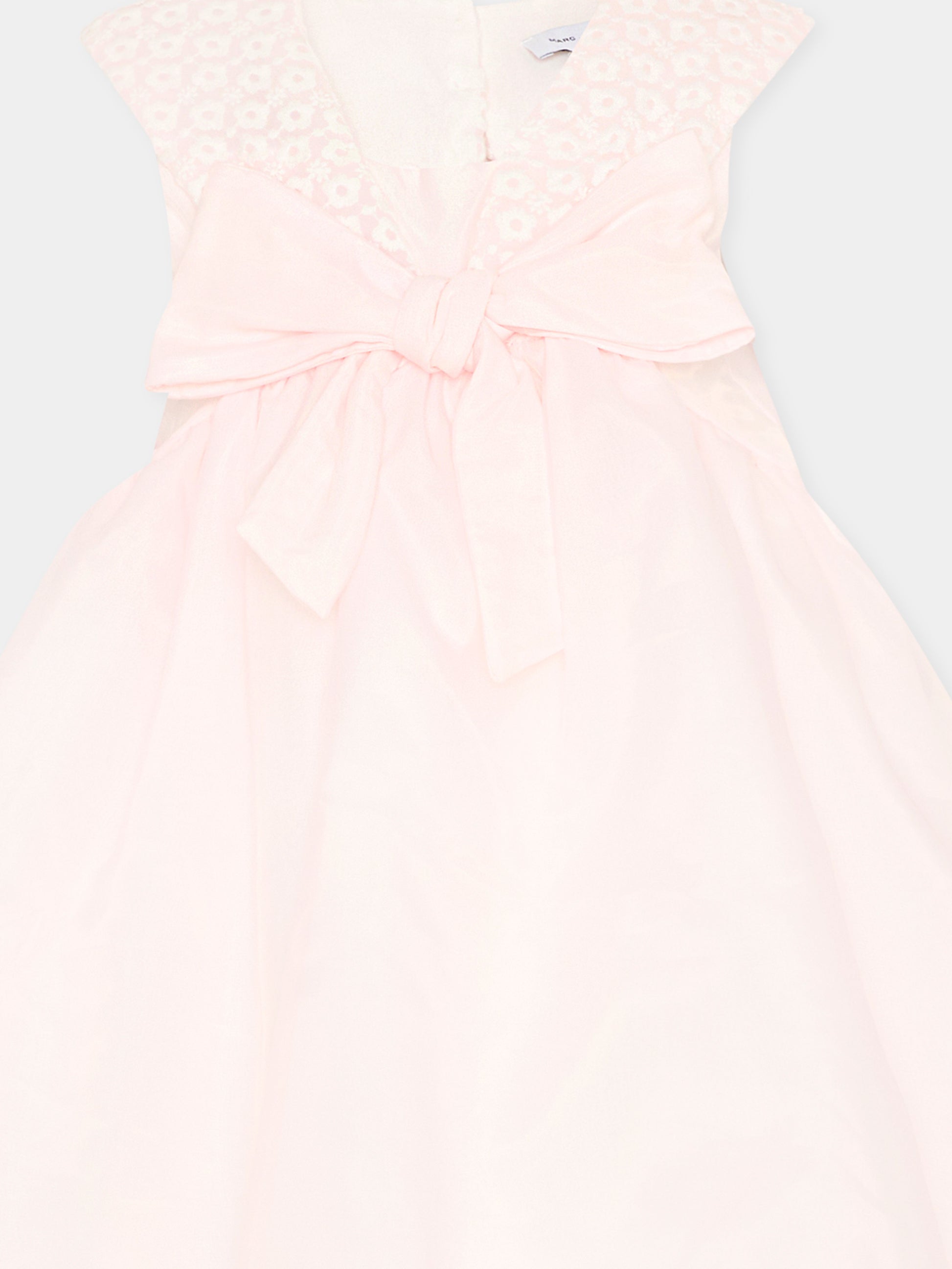 Abito rosa per bambina con fiocco,Marc Jacobs,W60856 470