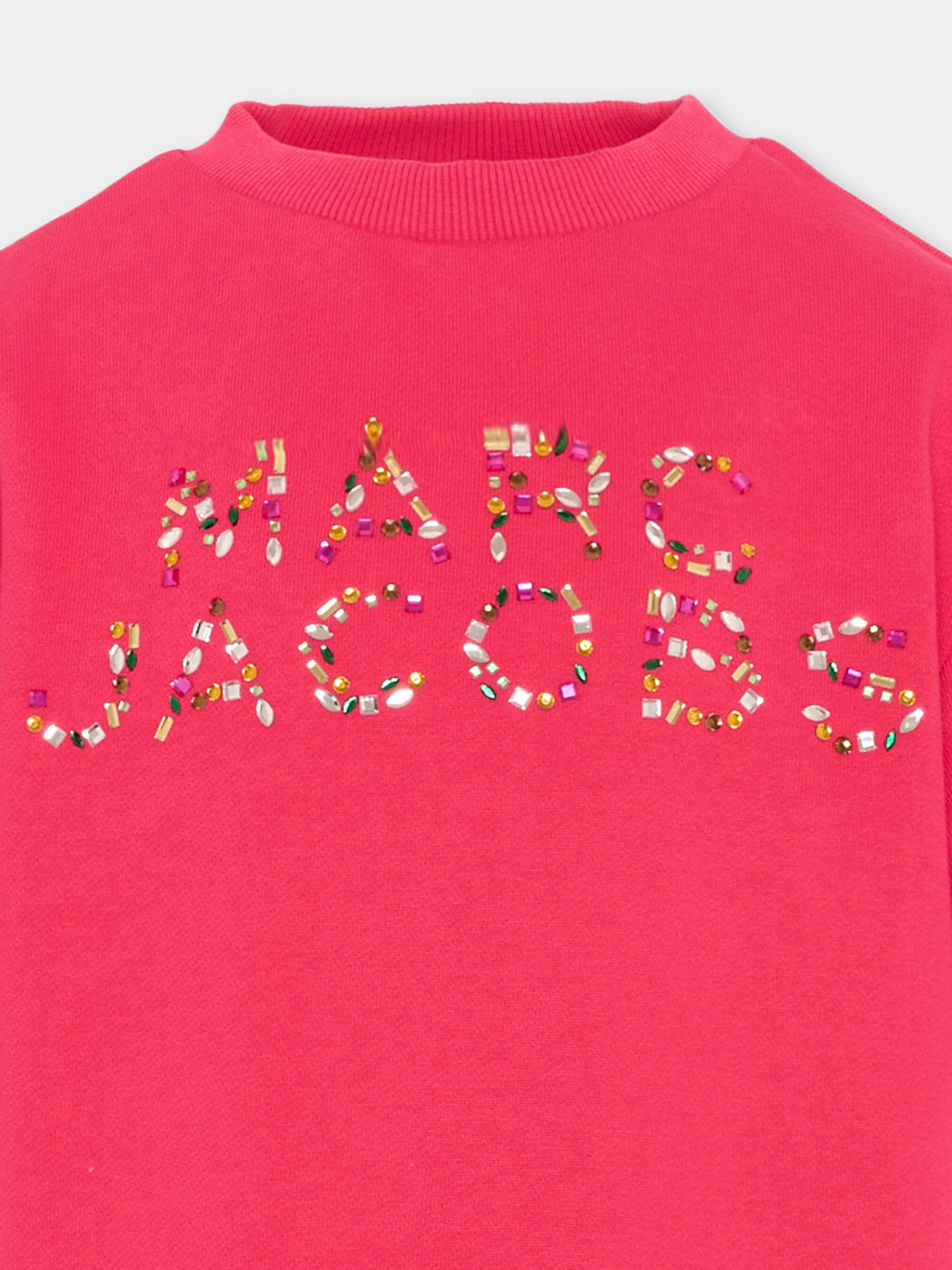 Vestito fucsia per bambina con logo,Marc Jacobs,W60718 437