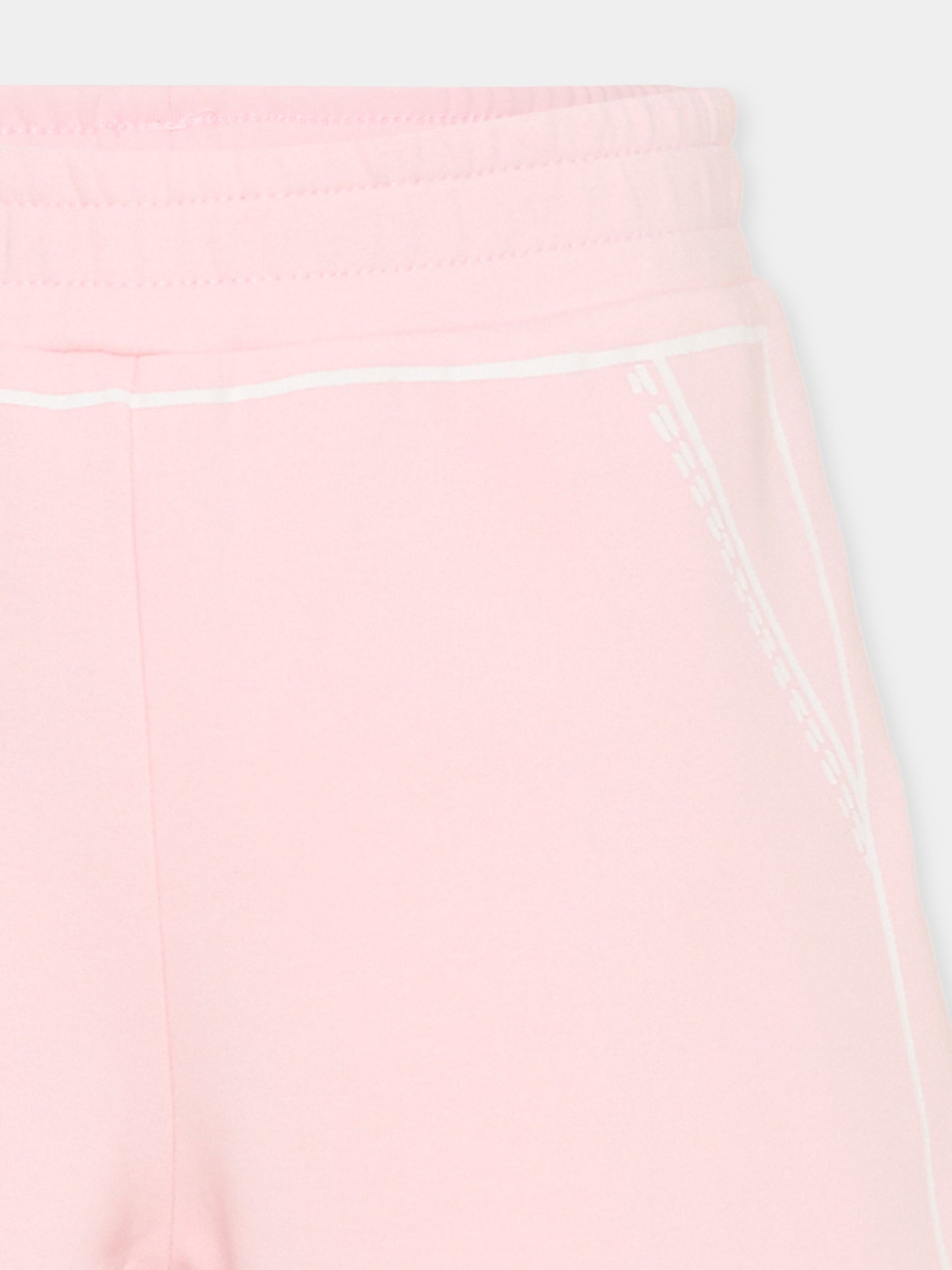 Shorts rosa per bambina con margherita,Marc Jacobs,W60736 475