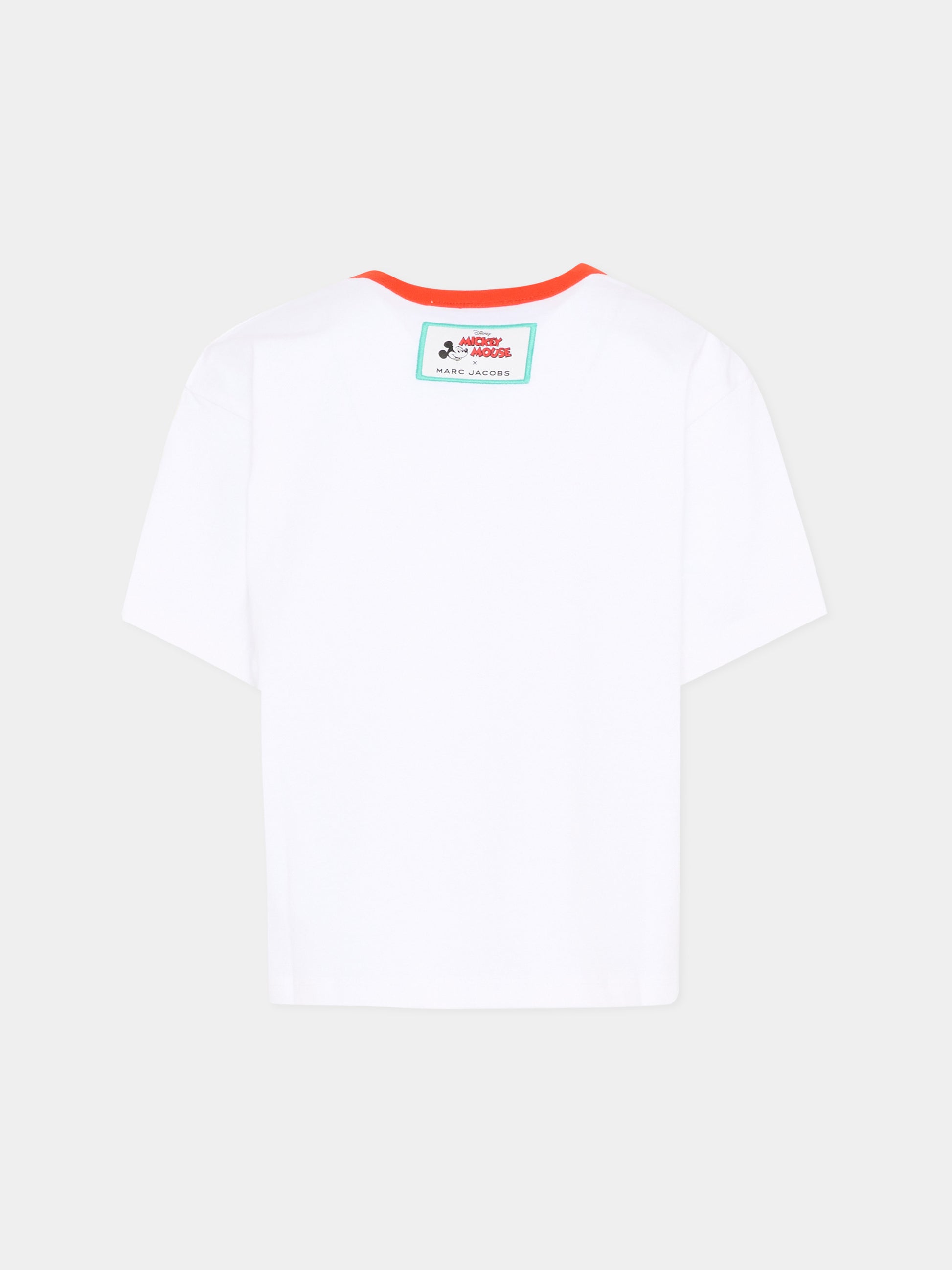 T-Shirt bianca per bambino con stampa Disney,Marc Jacobs,W60767 10P