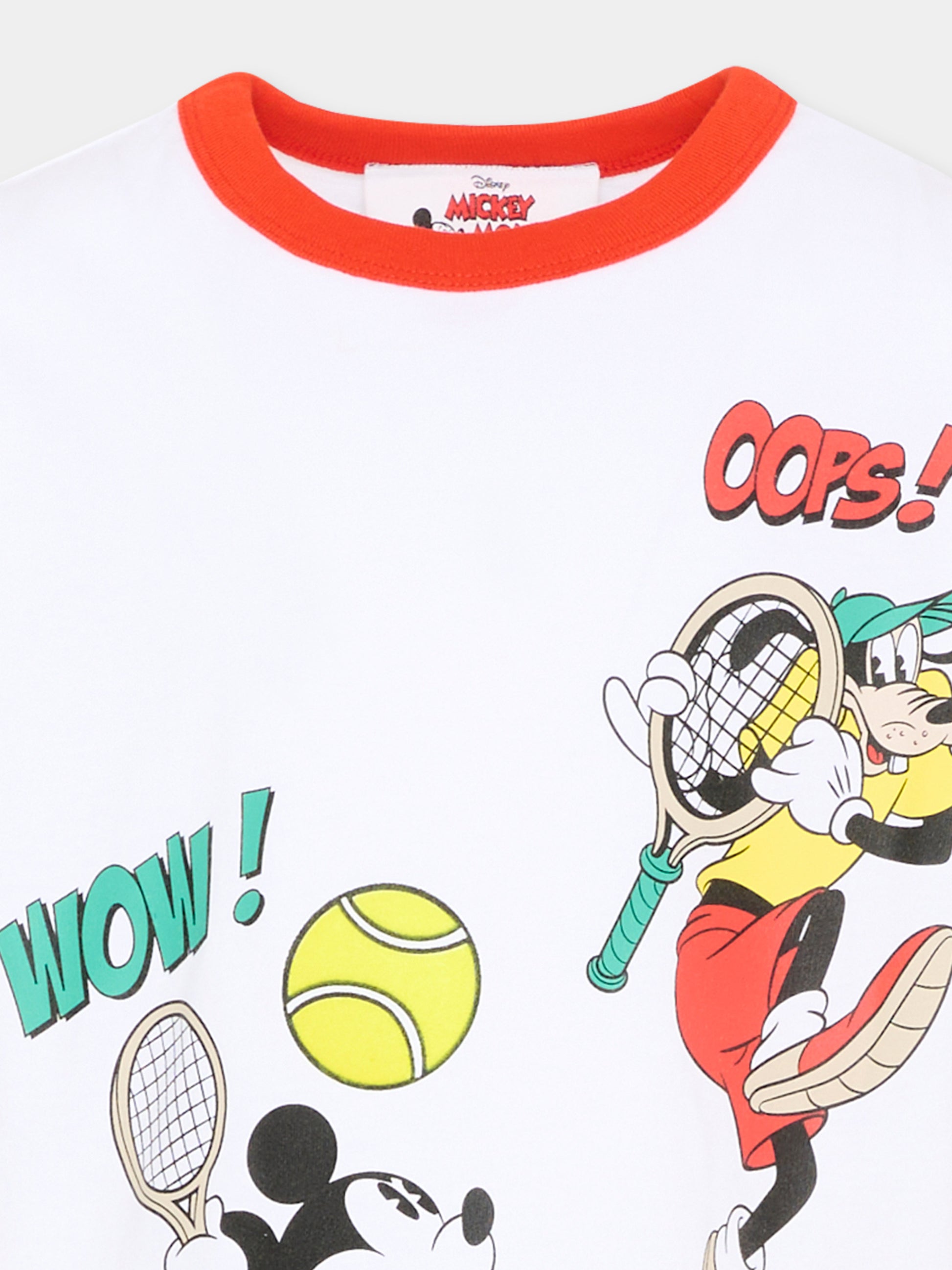 T-Shirt bianca per bambino con stampa Disney,Marc Jacobs,W60767 10P