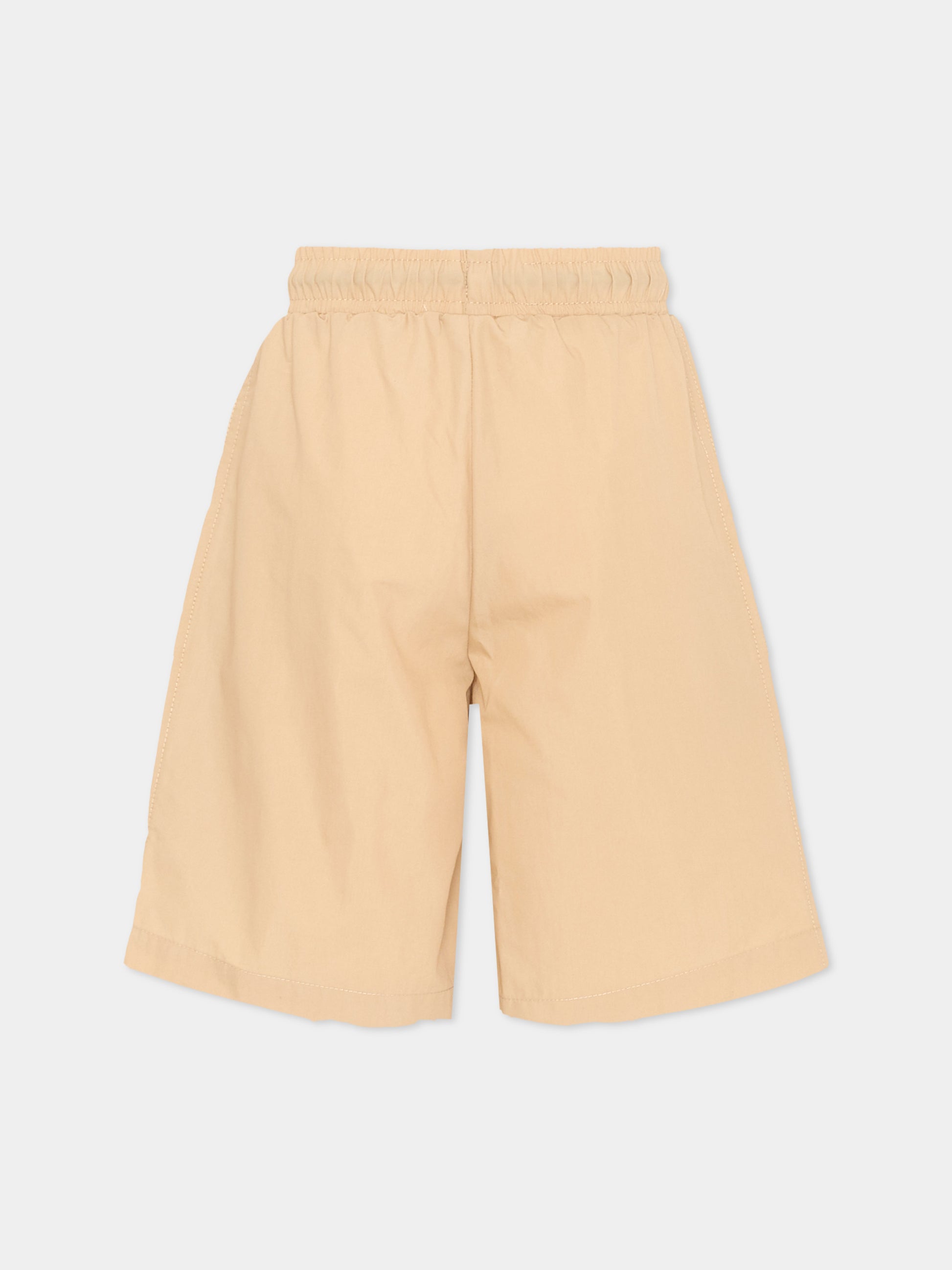 Shorts beige per bambino con logo,Marc Jacobs,W60803 215