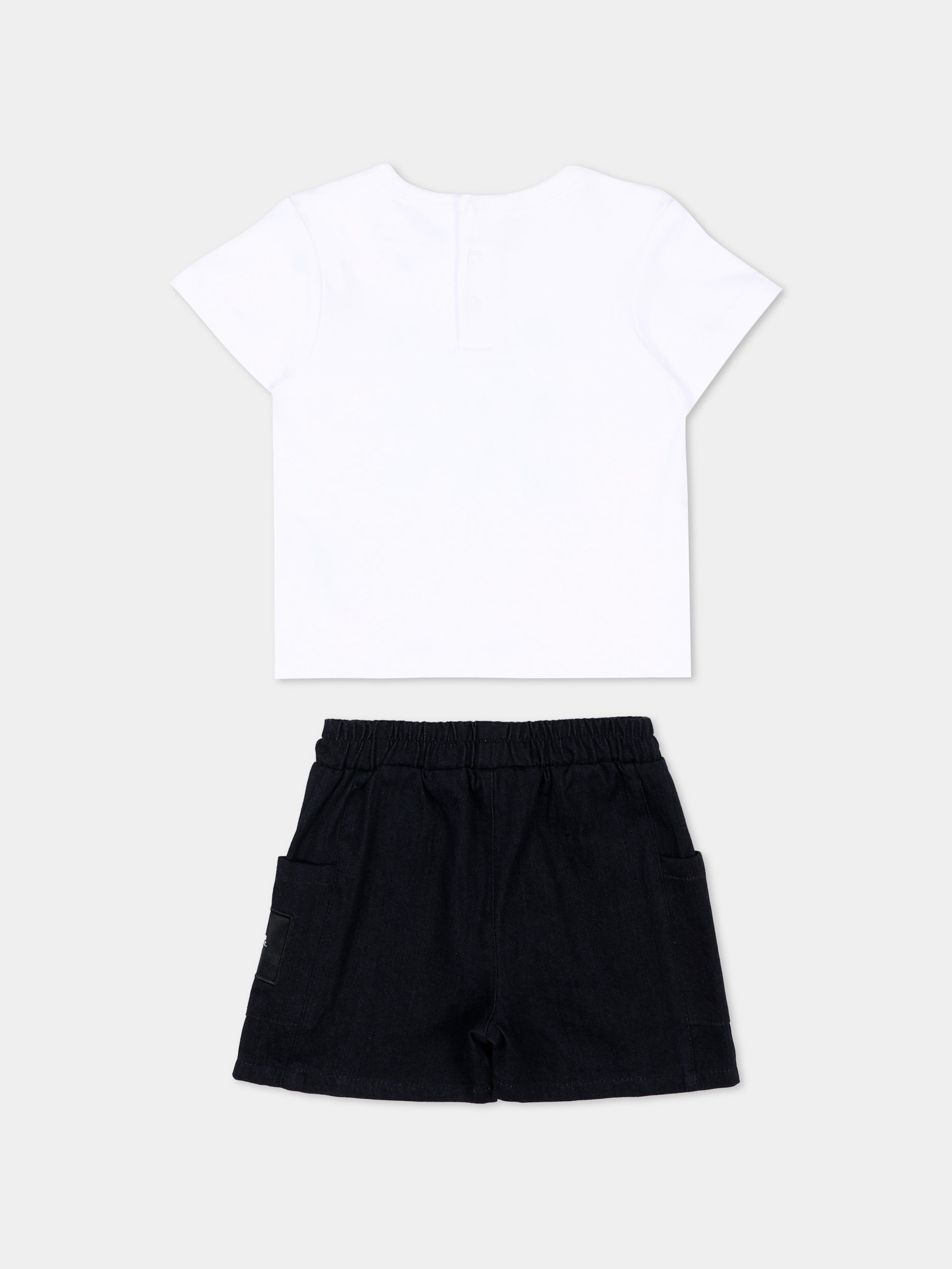 Completo sportivo multicolor per neonato con logo,Marc Jacobs,W60817 N48