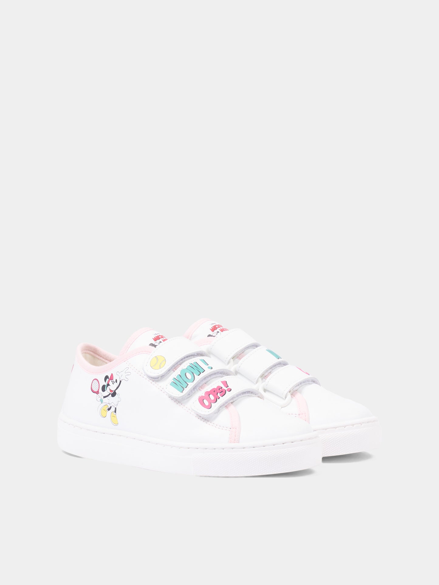 Sneakers bianche per bambina con Minnie,Marc Jacobs,W60824 10P