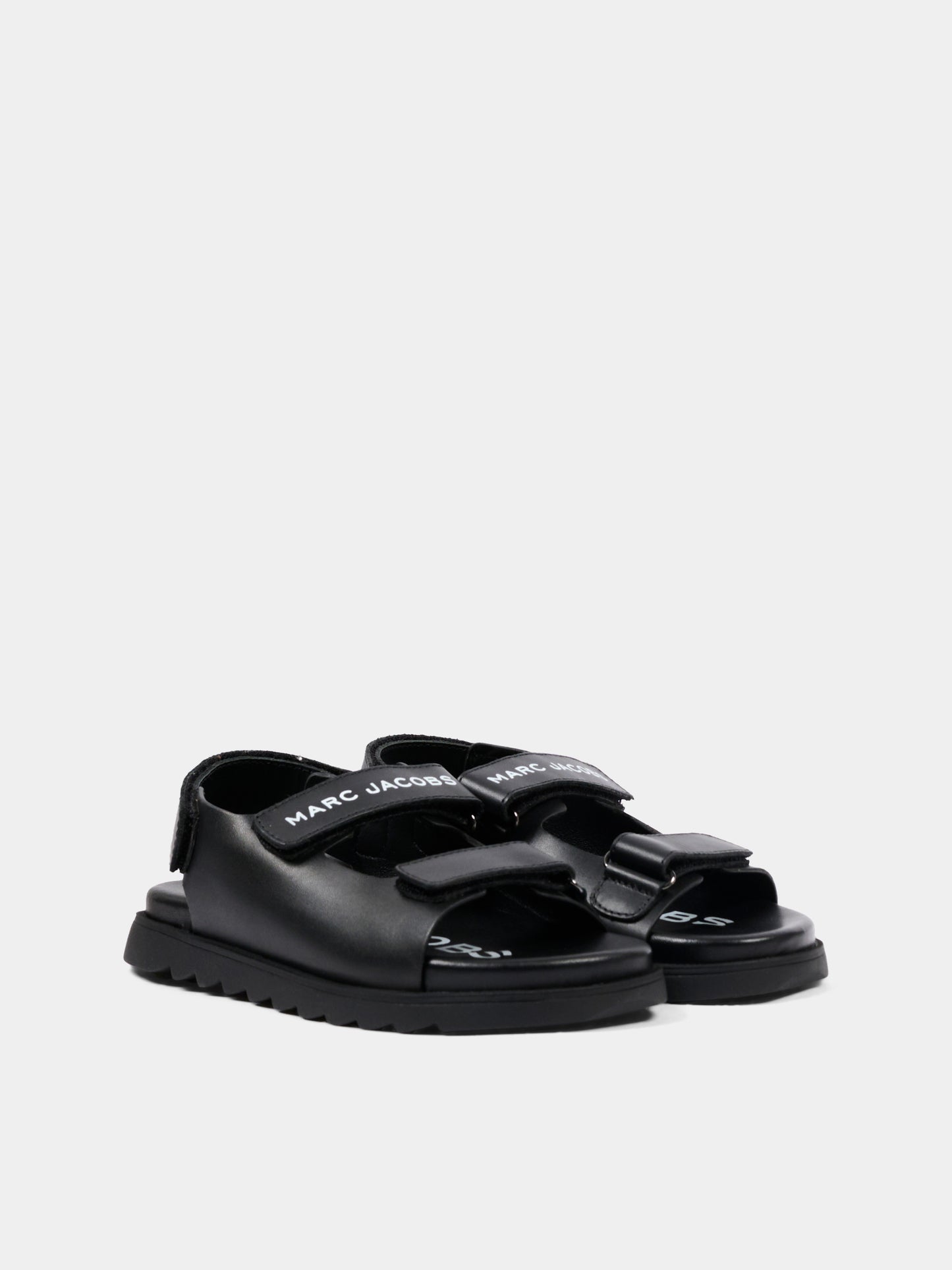 Sandali neri per bambino con logo,Marc Jacobs,W60826 09B