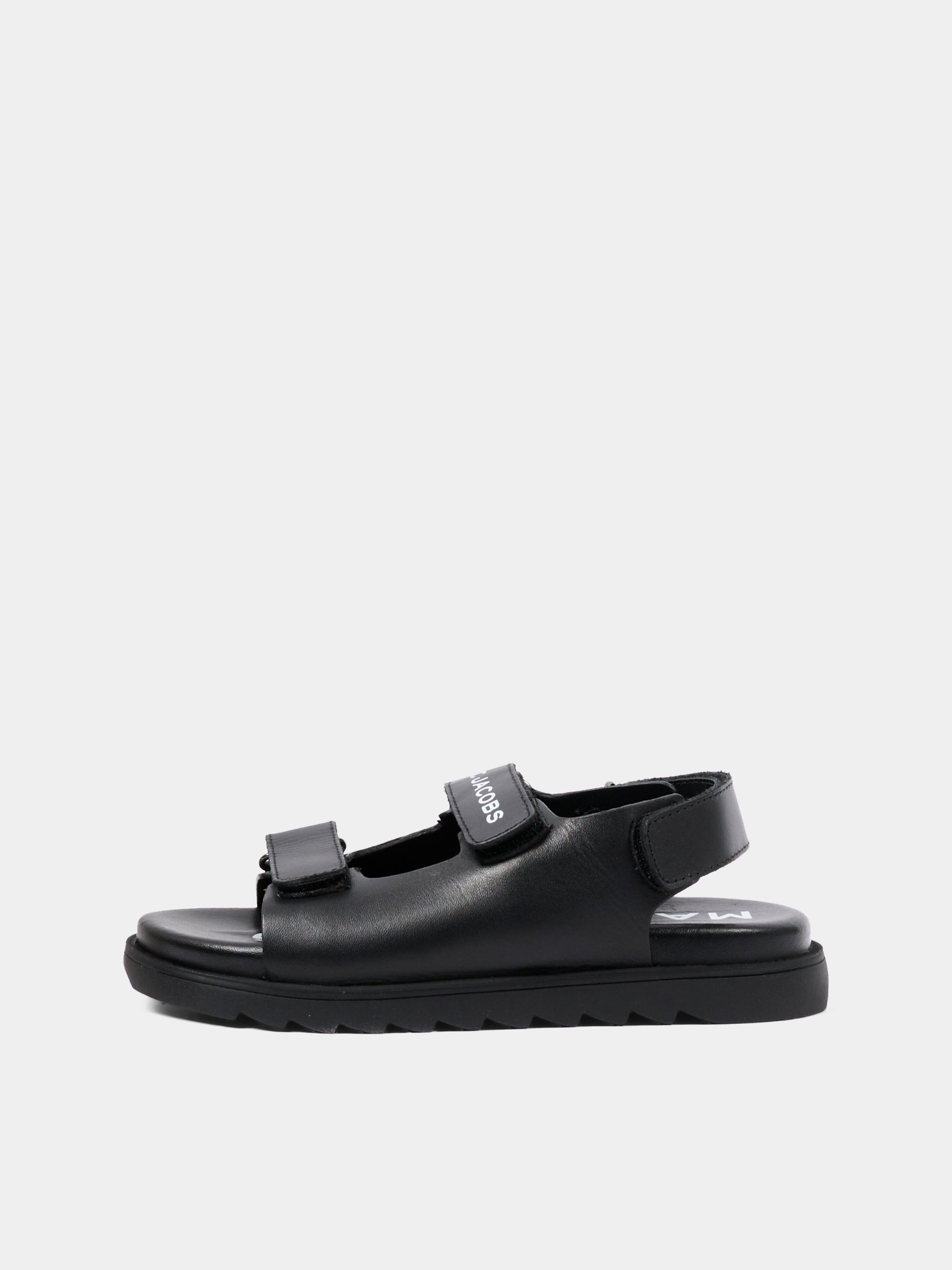 Sandali neri per bambino con logo,Marc Jacobs,W60826 09B
