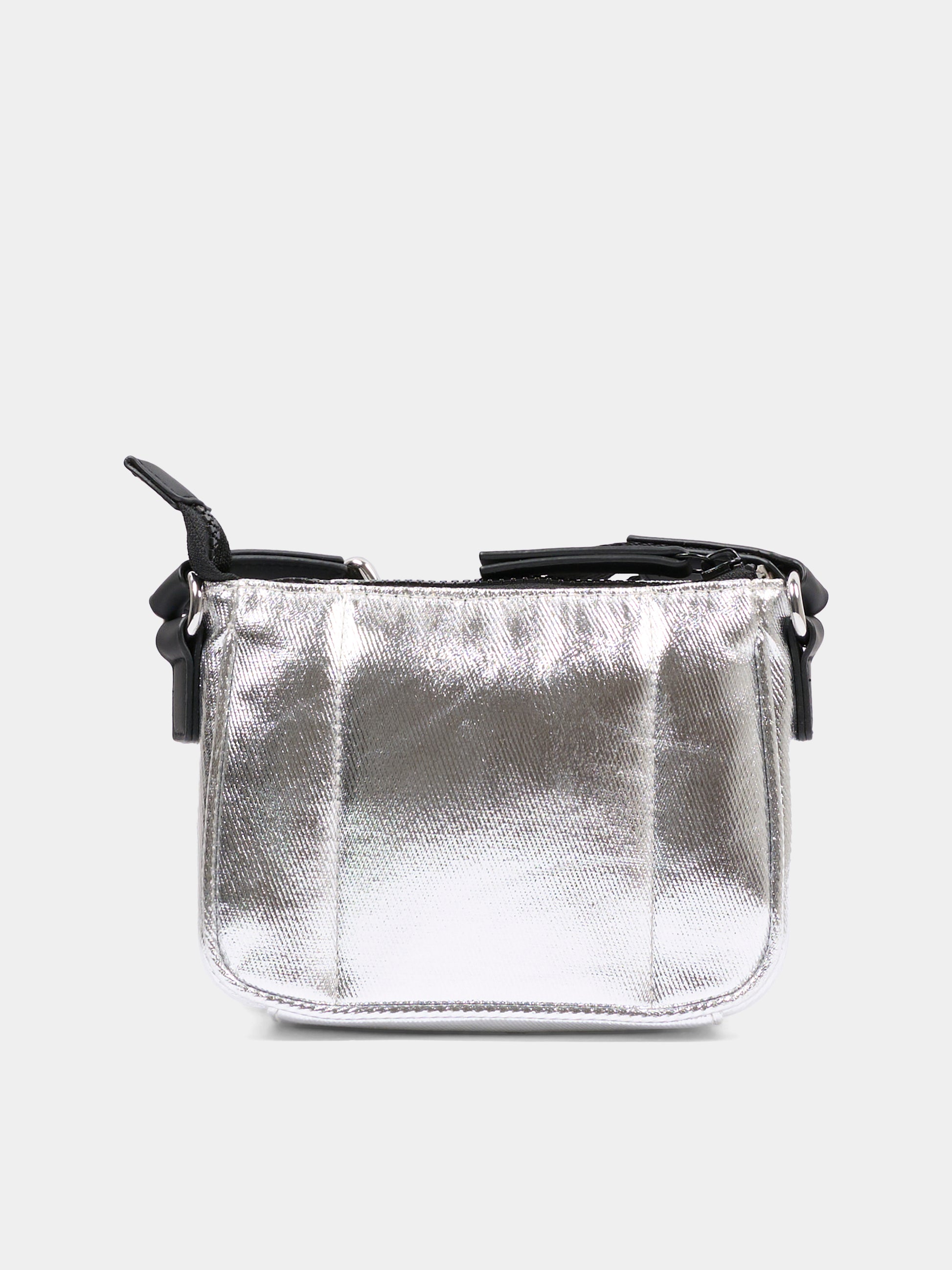 Borsa argento per bambina con logo,Marc Jacobs,W60836 016