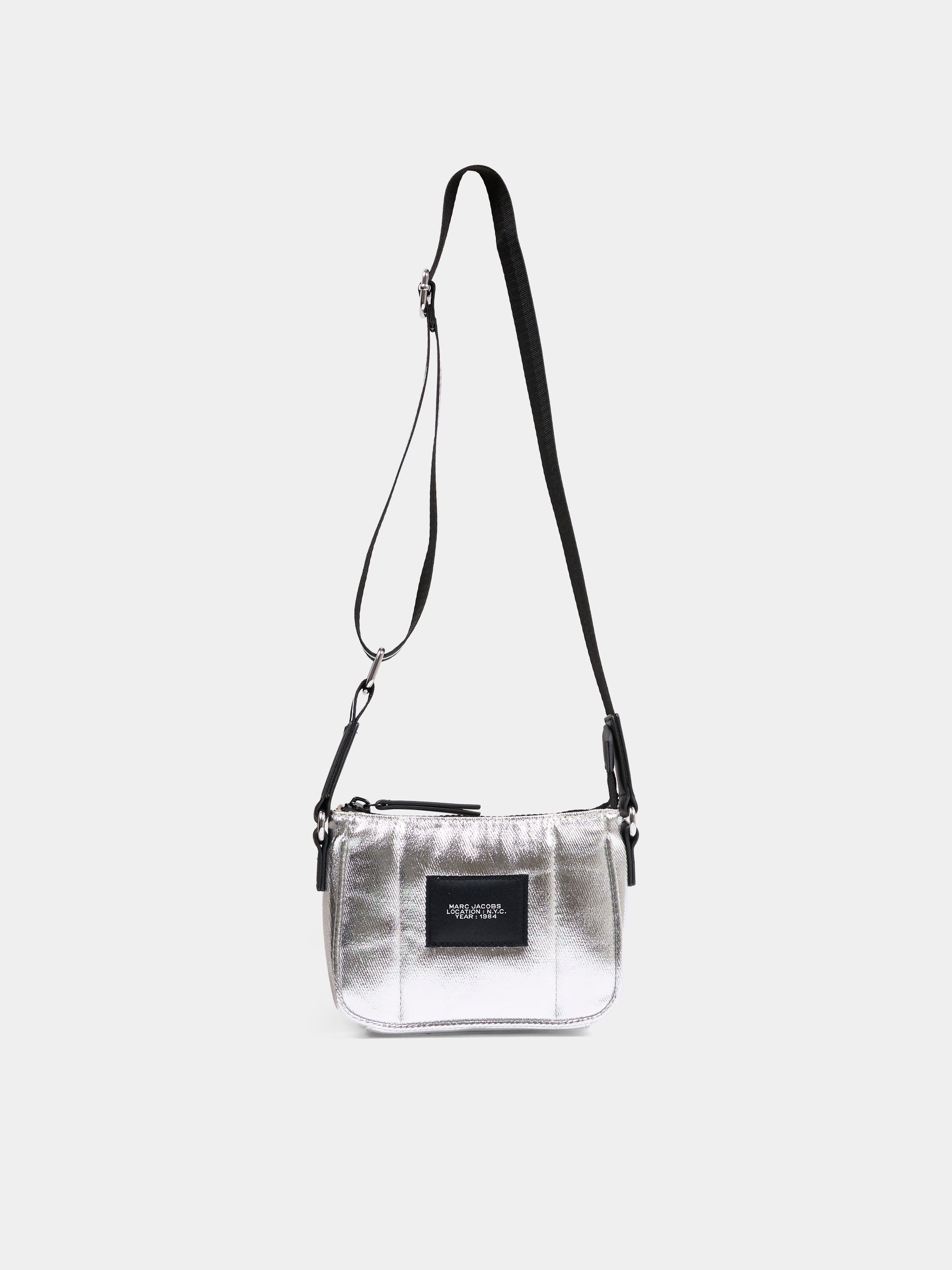 Borsa argento per bambina con logo,Marc Jacobs,W60836 016