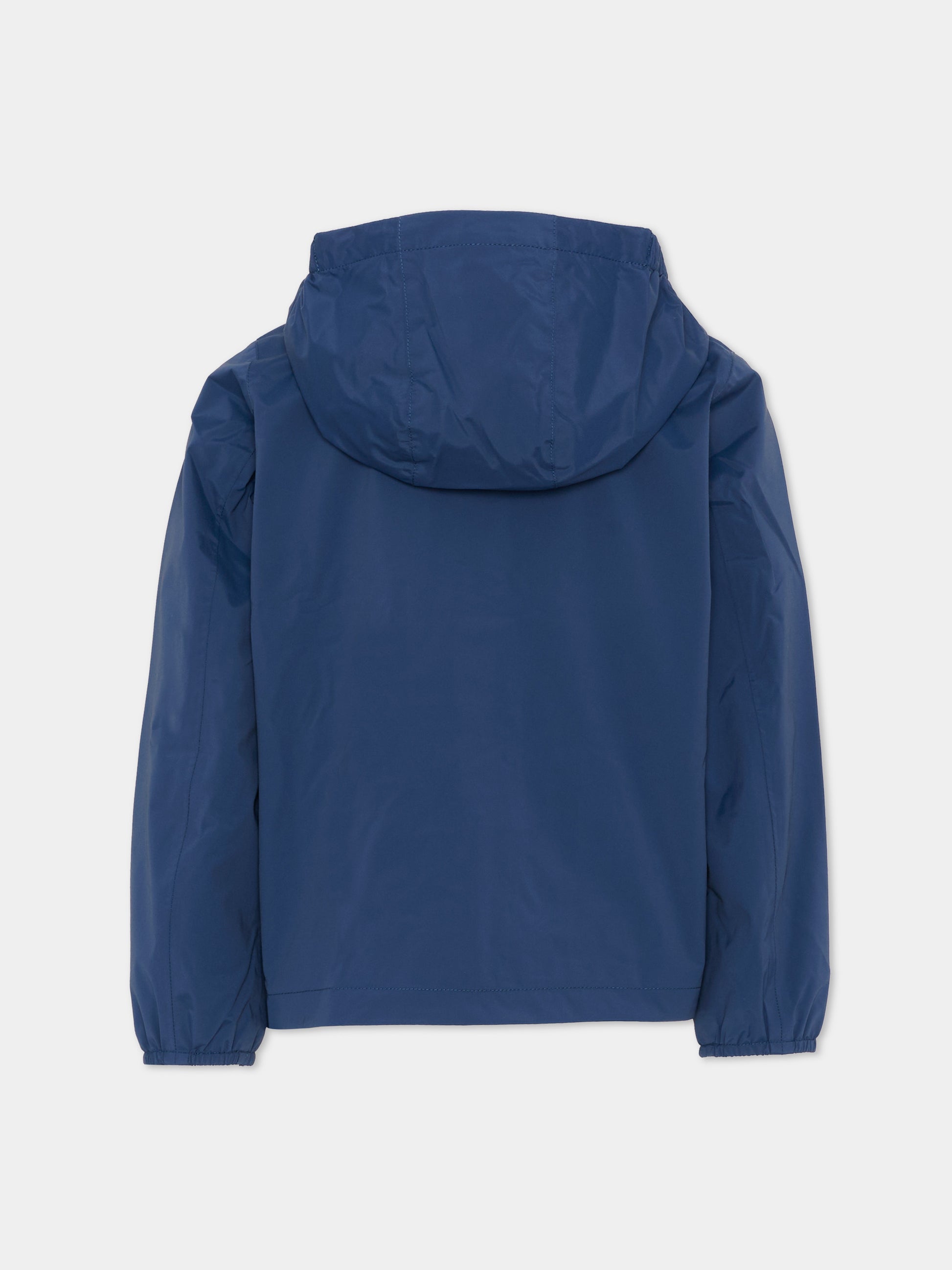 Giacche a vento blu per bambino,K-way,K41335W B67