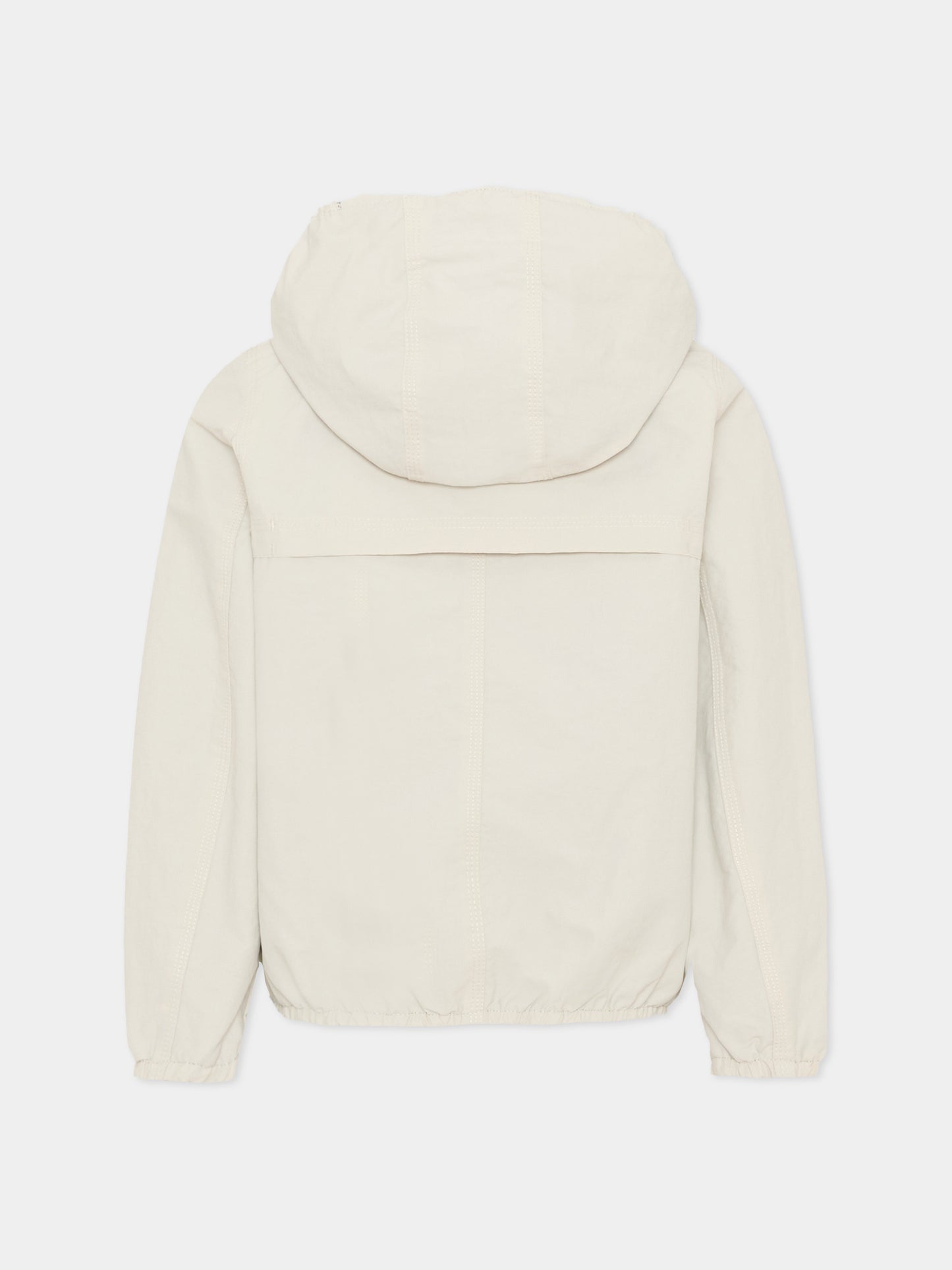 Giacca a vento beige P. Jake Cotton Double per bambini,K-way,K2145HW C71