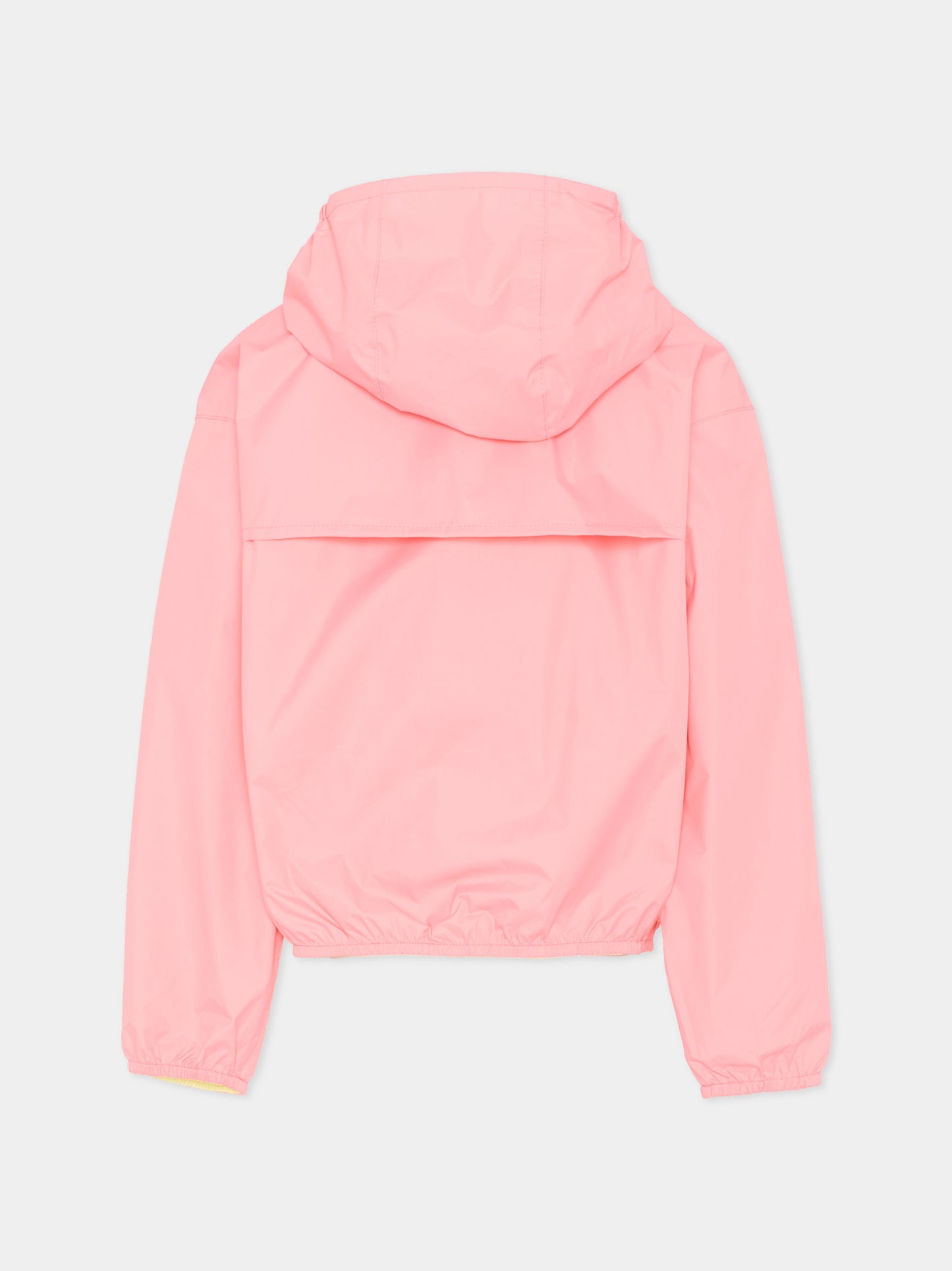 Giacca a vento rosa Laurette Plus. 2 Reversible per bambina con logo,K-way,K41337W C0W