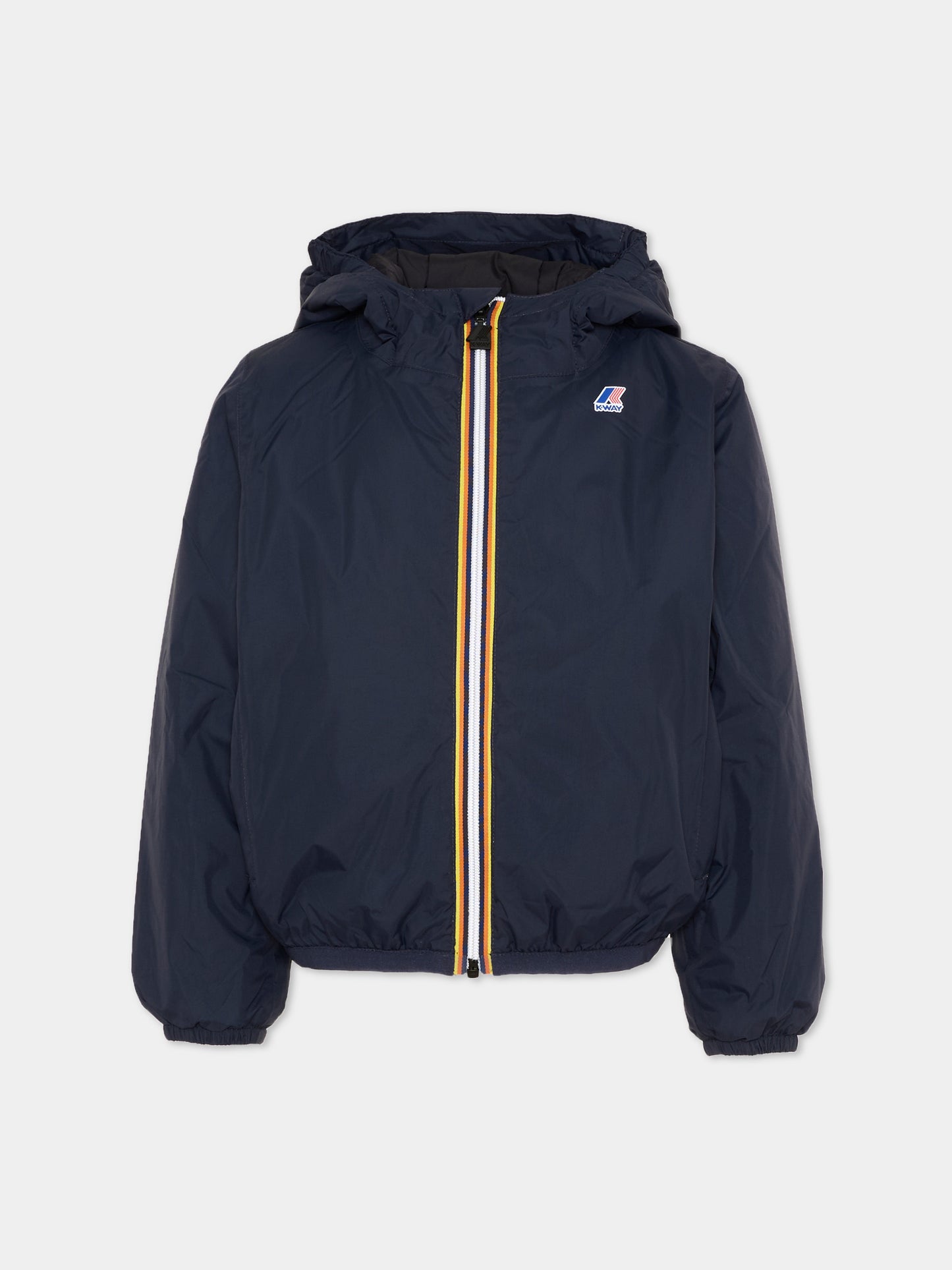 Giacche a vento blu per bambini,K-way,K7141FW K89