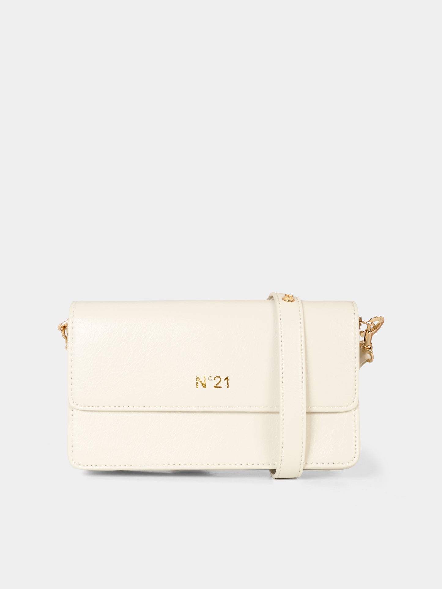 Pochette beige per bambina con logo,N°21 Kids,N2104R N0246 0N718