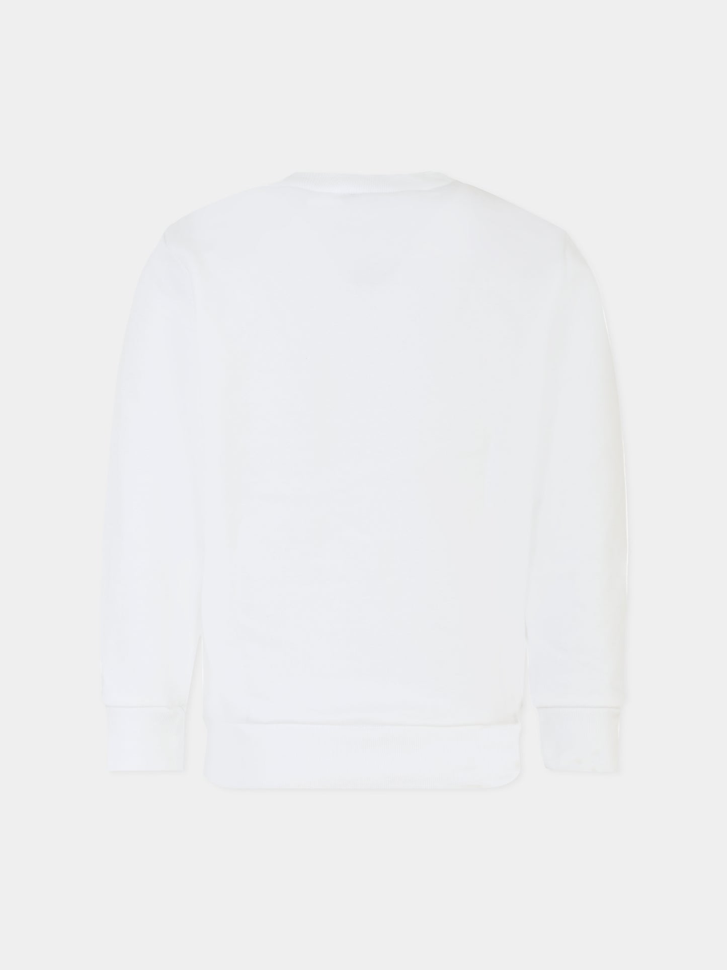 Felpa bianca per bambina con logo,N°21 Kids,N21A23 N0154 0N100