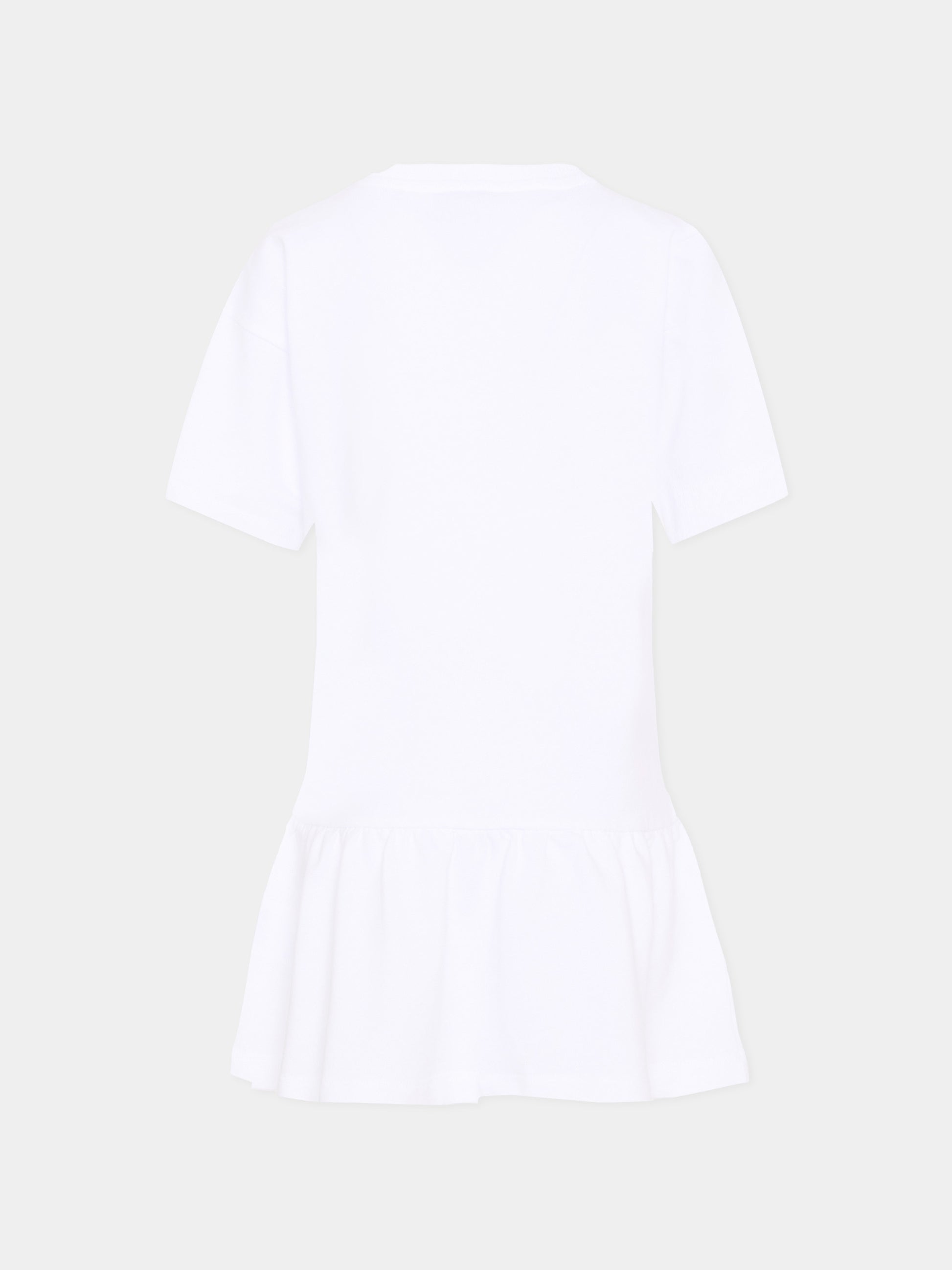 Vestito bianco per bambina con Teddy Bear,Moschino Kids,HDV0HL LCA19 10101