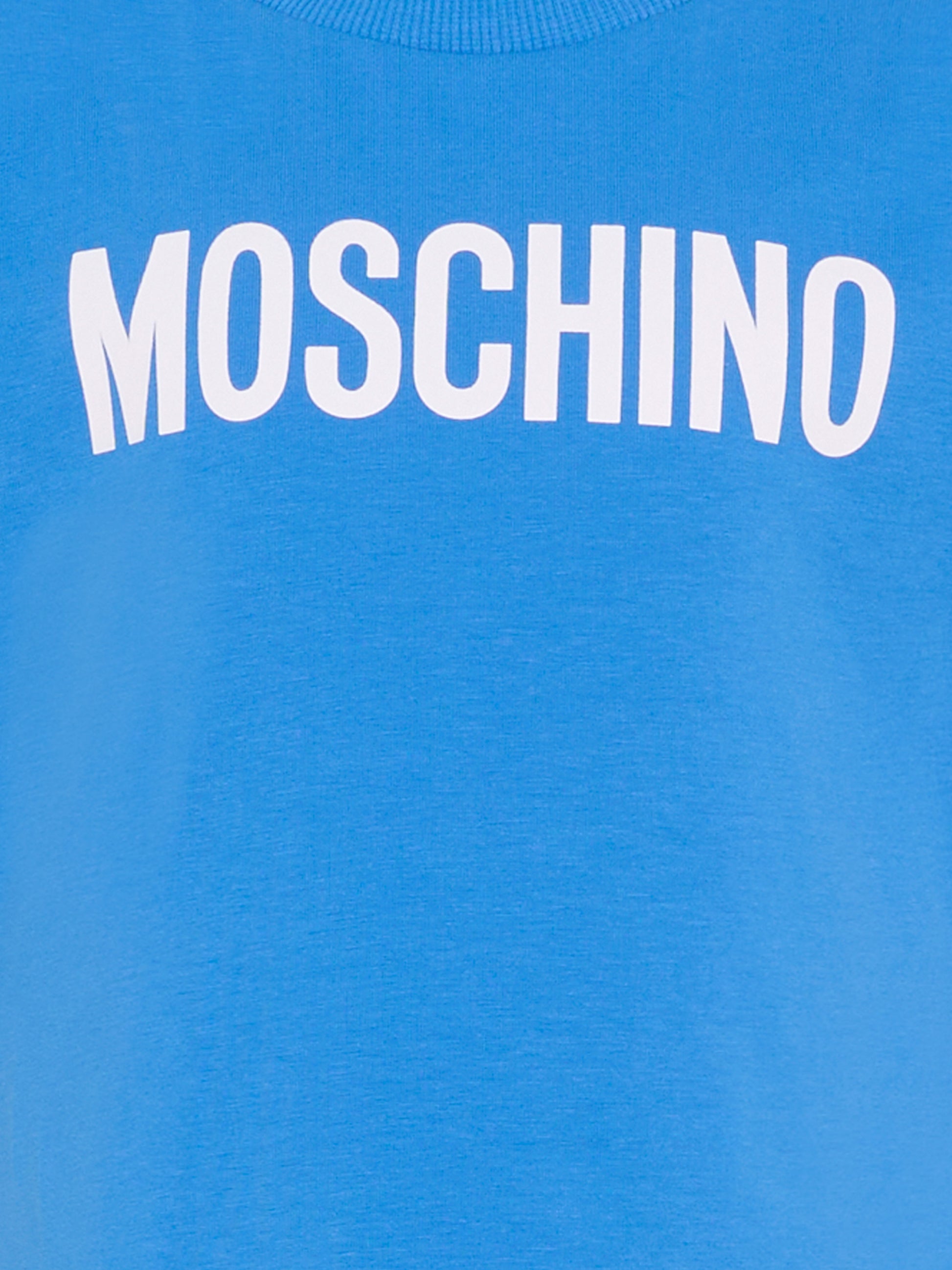 T-shirt blu per bambini con Teddy Bear,Moschino Kids,HUM05U LBA10 40630
