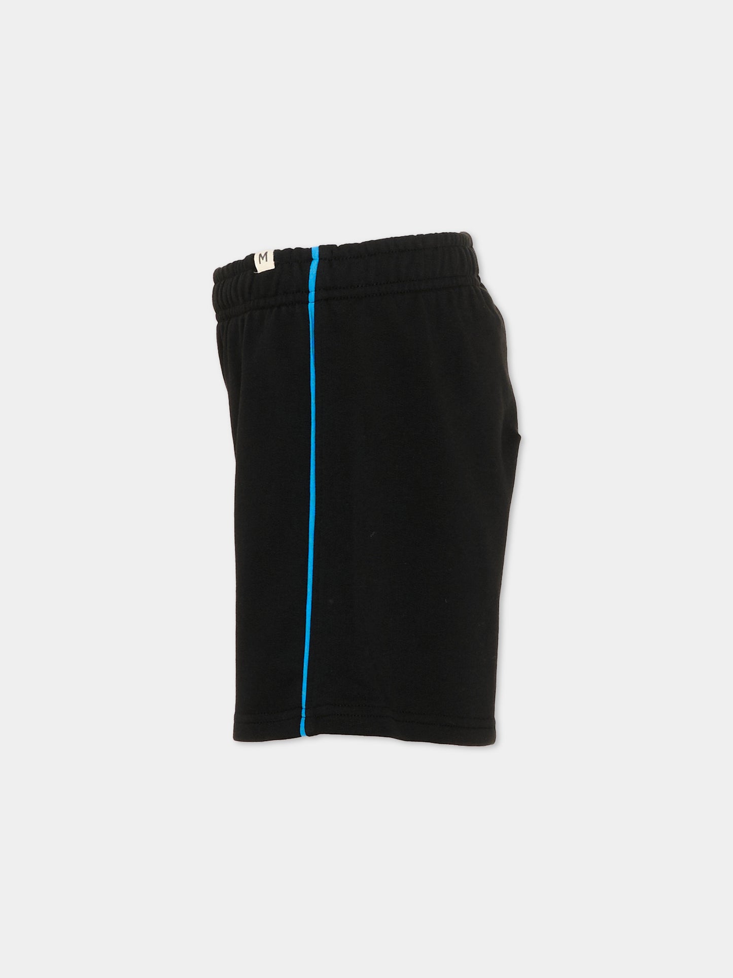 Shorts sportivi neri per bambini,Mini Rodini,1100033899