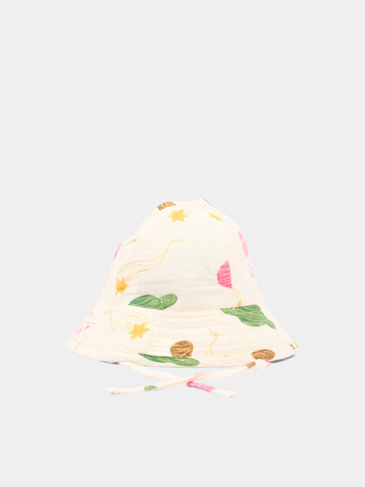 Cloche avorio per bambina con pianeti,Mini Rodini,2626511111