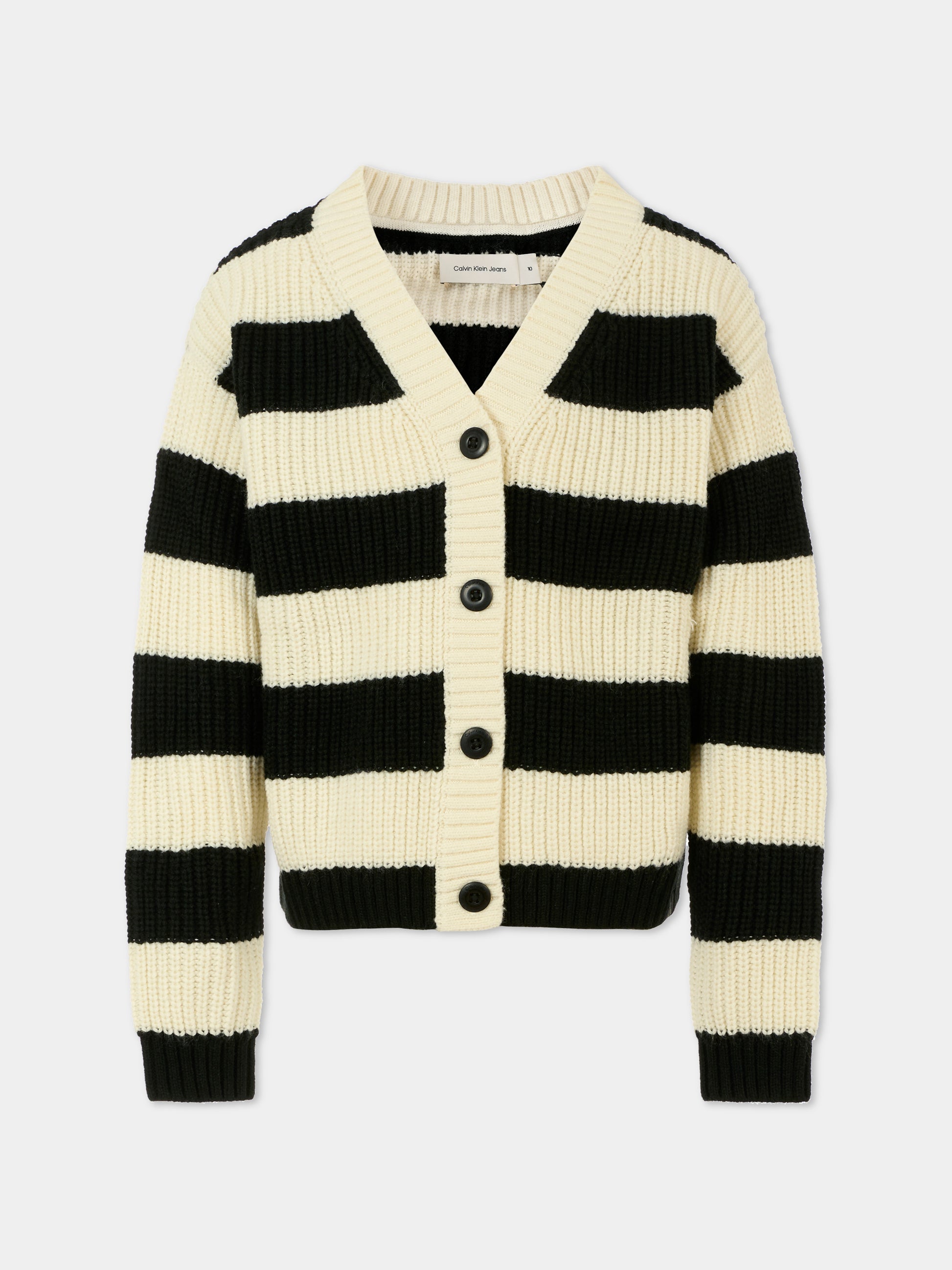 Cardigan multicolor per bambina,Calvin Klein Kids,IG0IG02656 BEH