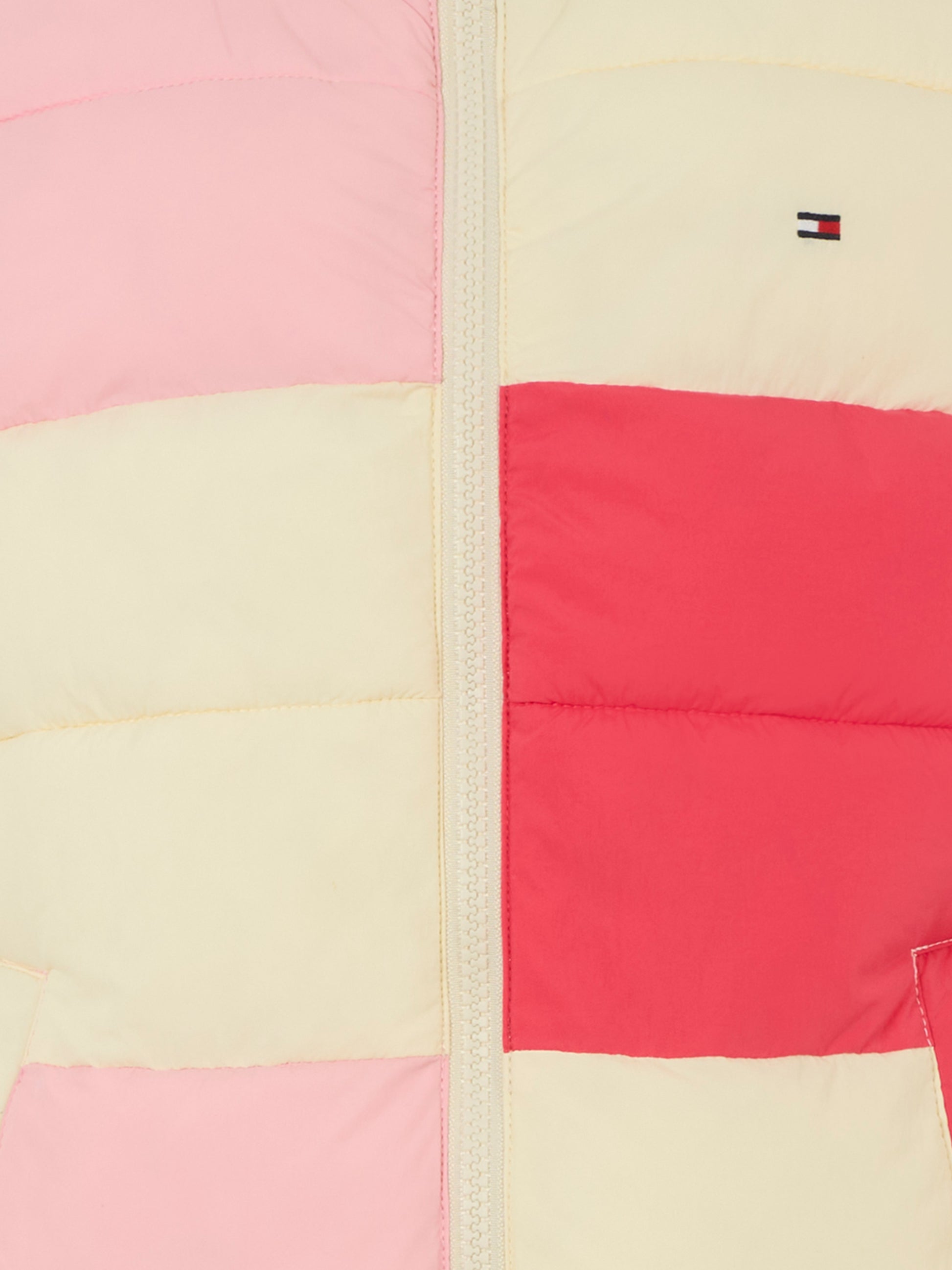 Gilet multicolor per bambina con bandierina,Tommy Hilfiger Junior,KS0KS00619 0JZ