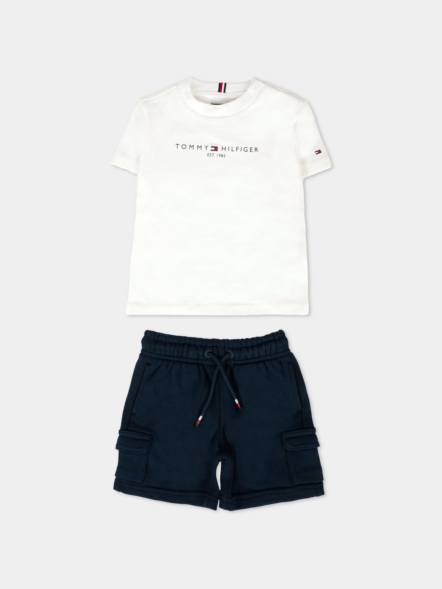 Completo multicolor per neonato con logo,Tommy Hilfiger Junior,KB0KB09661 YBR