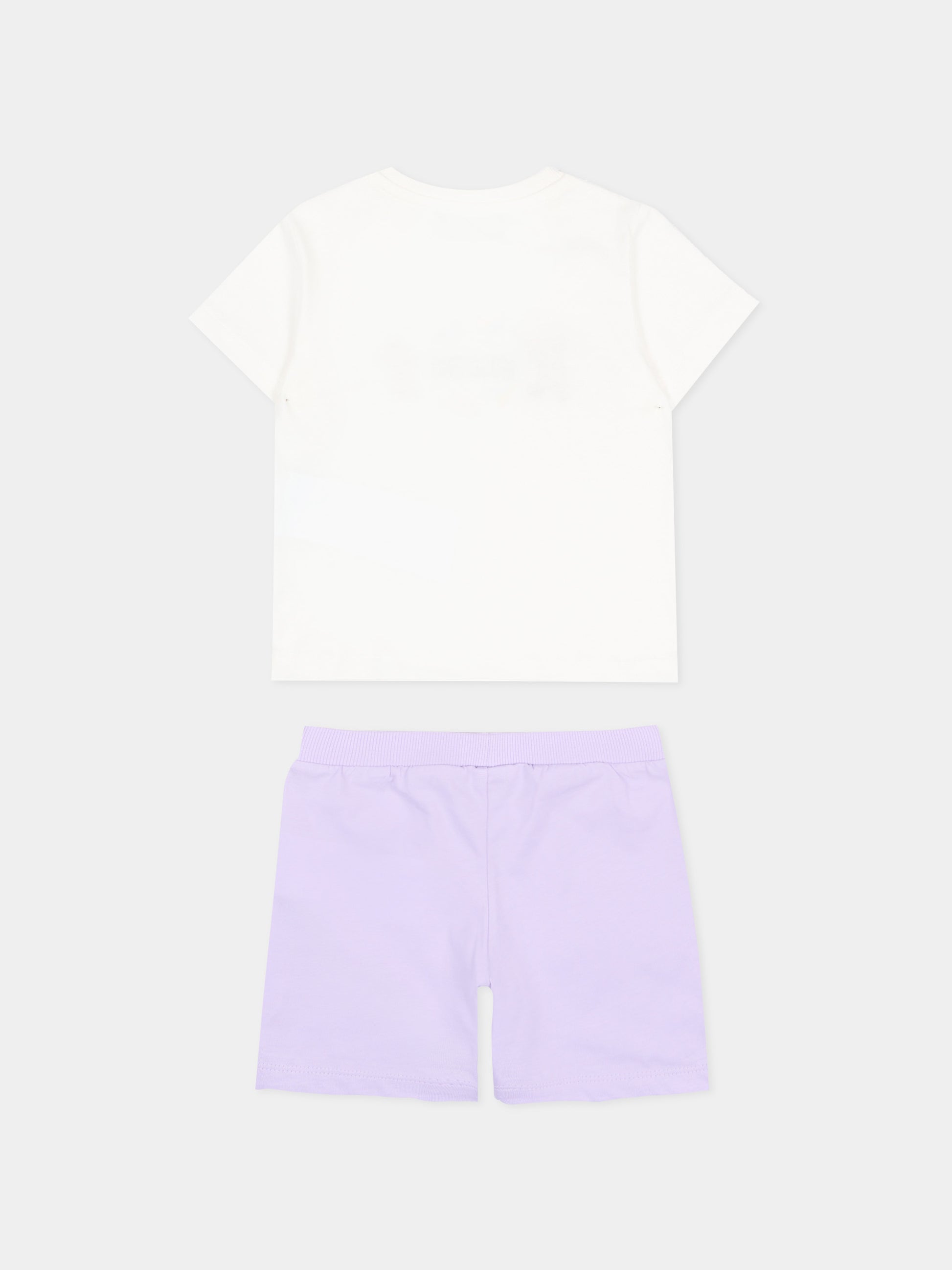 Completo sportivo multicolor per neonati con Teddy Bear,Moschino Kids,M5G00M LAA01 83695